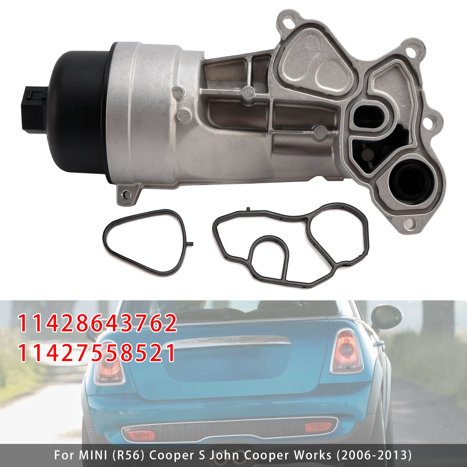 2006-2013 MINI (R56) Cooper Oil Cooler Filter Housing 11428643762 11427558521