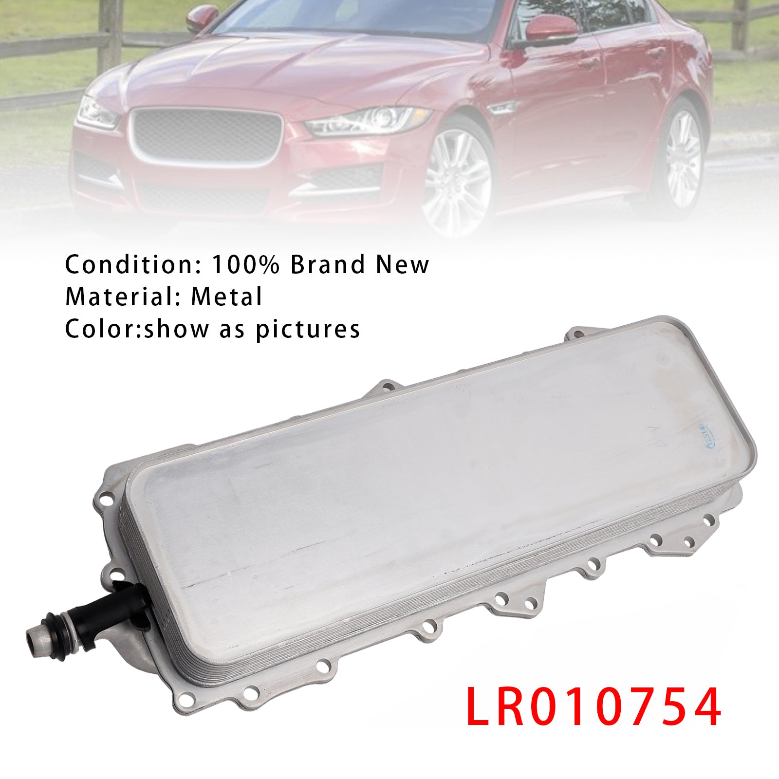 Engine Oil Cooler LR010754 For Land Rover LR4 Jaguar F-Pace XE XK XJ