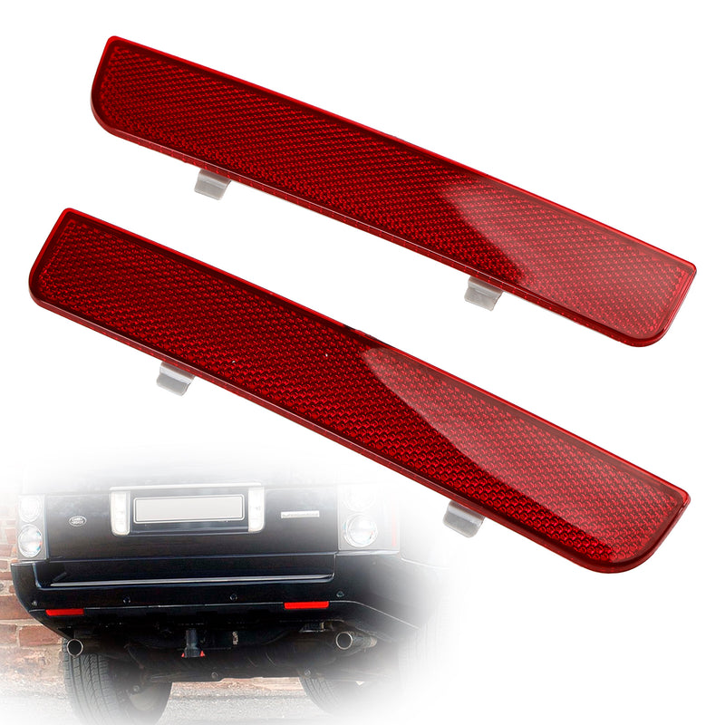 2x Red Rear Bumper Reflector Stop Brake Light For Range Rover L322 Freelander 2
