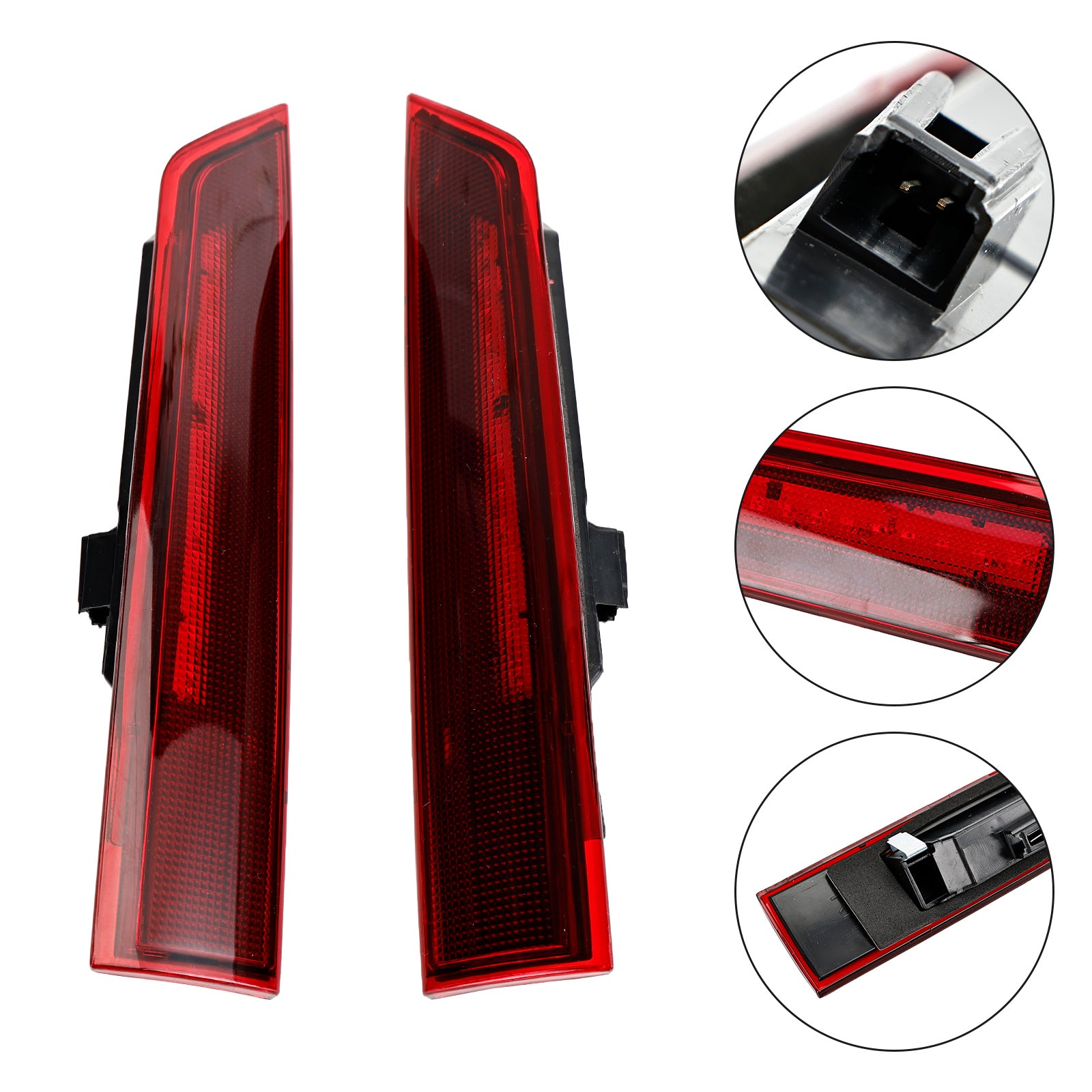 2x High Level 3rd LED Rear Brake Light For Ford Transit Tourneo Custom Barn Door