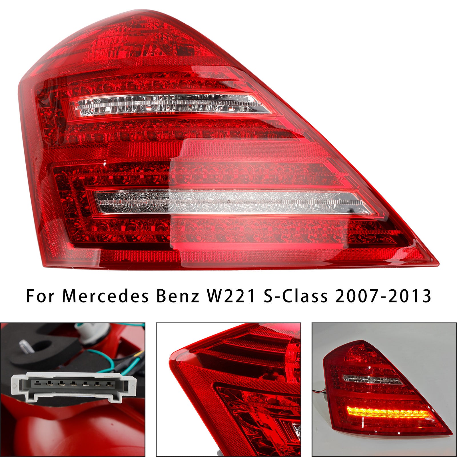 2007-2013 Mercedes Benz W221 S-Class Left LED Tail Light Lamp 2218201364