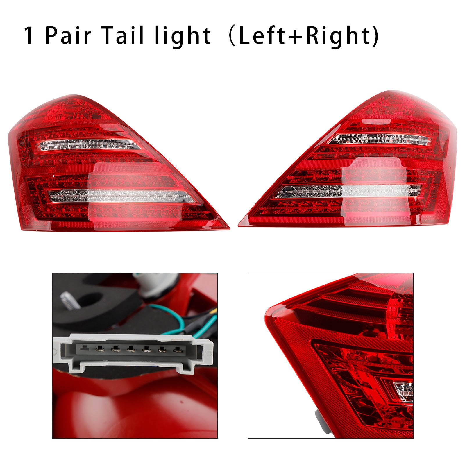 2007-2013 Mercedes Benz W221 S-Class Left+Right LED Tail Light Lamp 2218201364 464