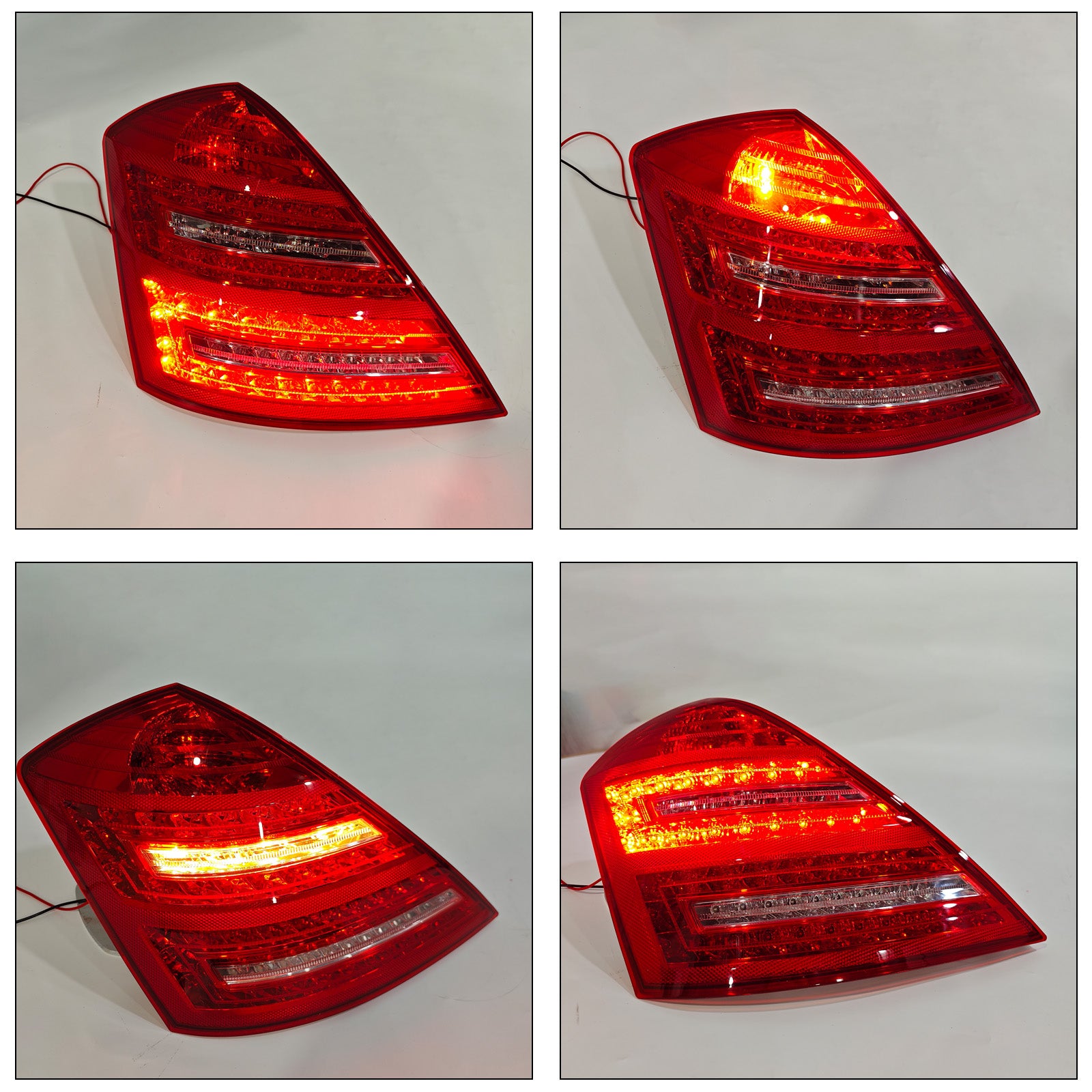 2007-2013 Mercedes Benz W221 S-Class Left+Right LED Tail Light Lamp 2218201364 464