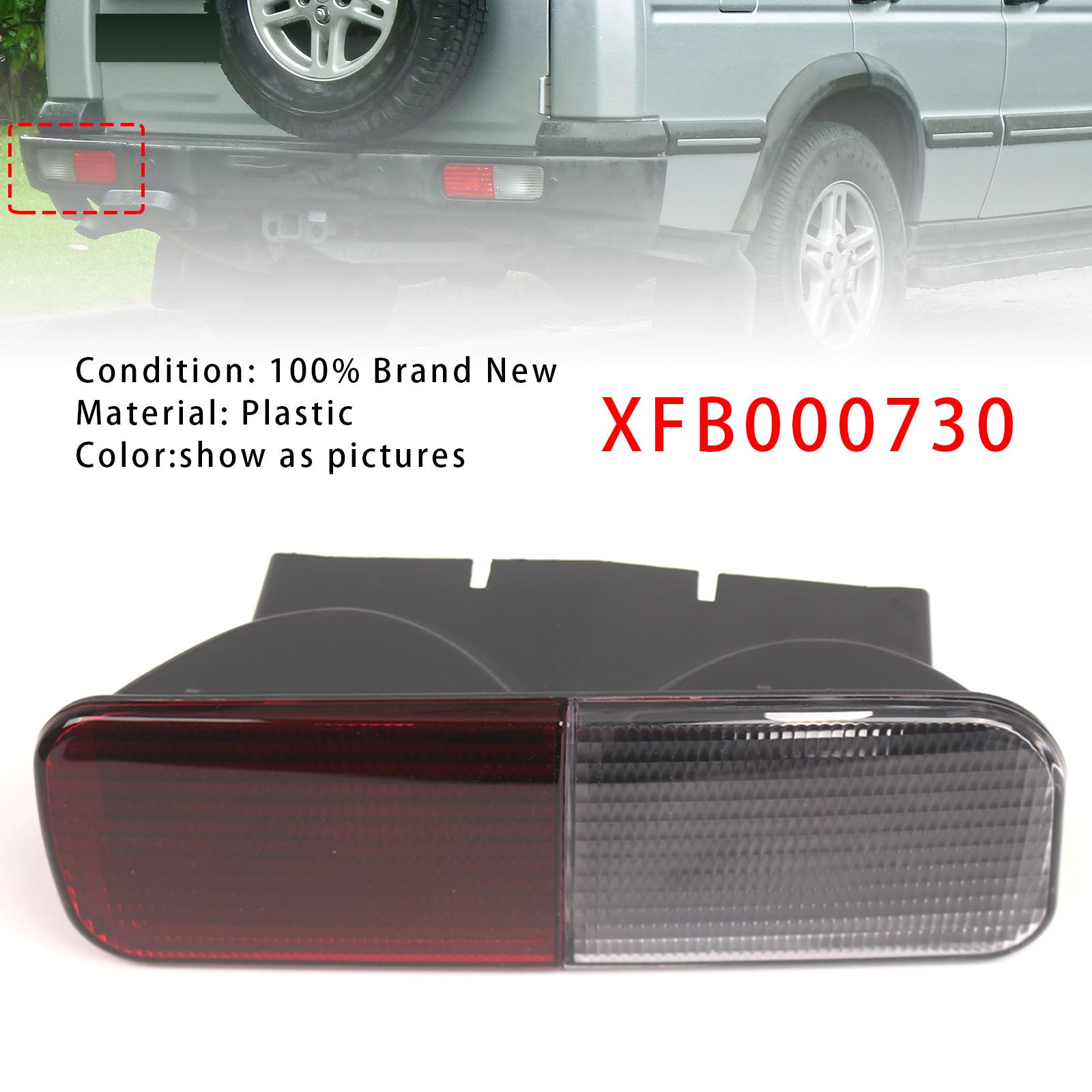 2003-2004 Land Rover Discovery 2 Left Rear Bumper Light Reverse Fog Lamp