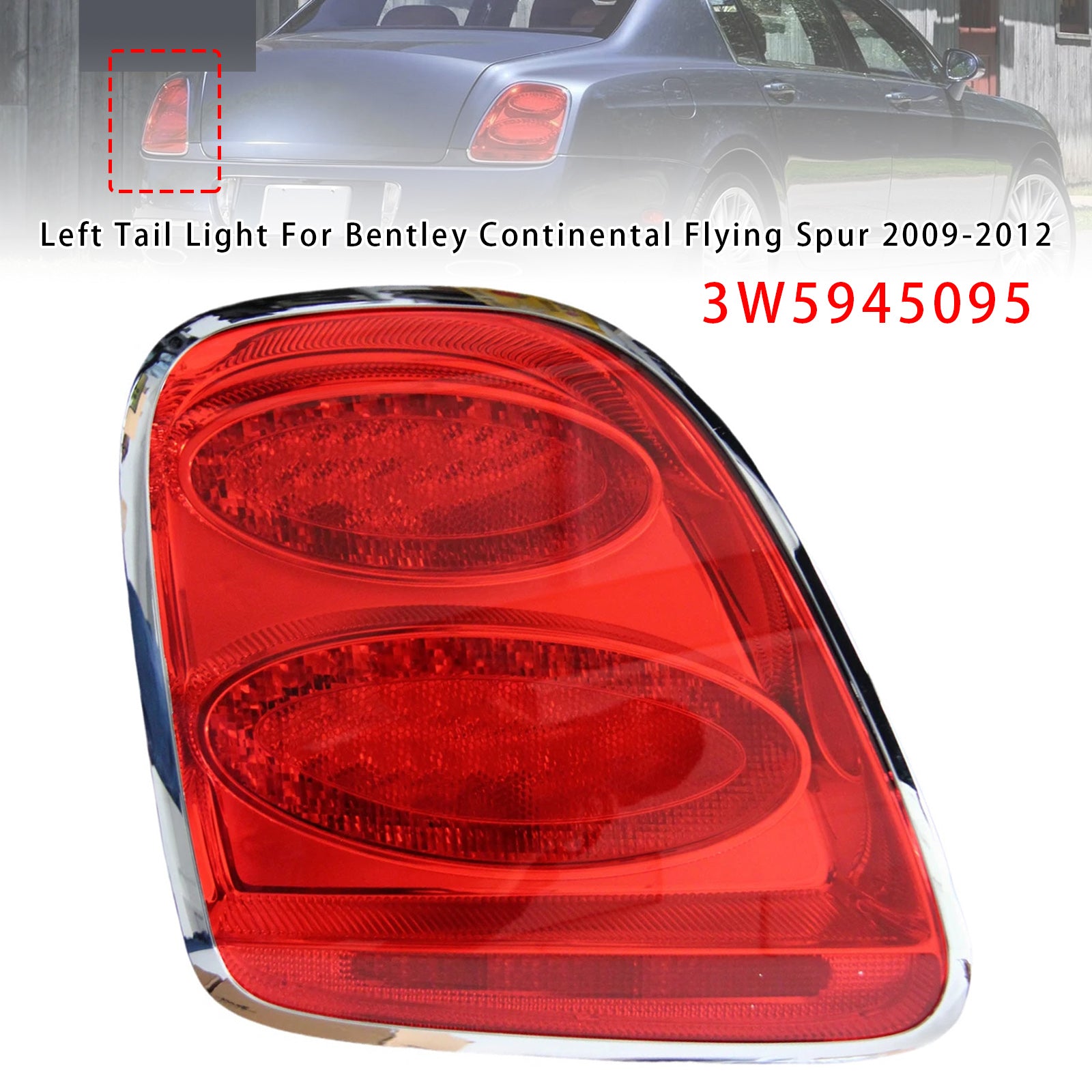Left Tail Light For Bentley Continental Flying Spur 2009-2012