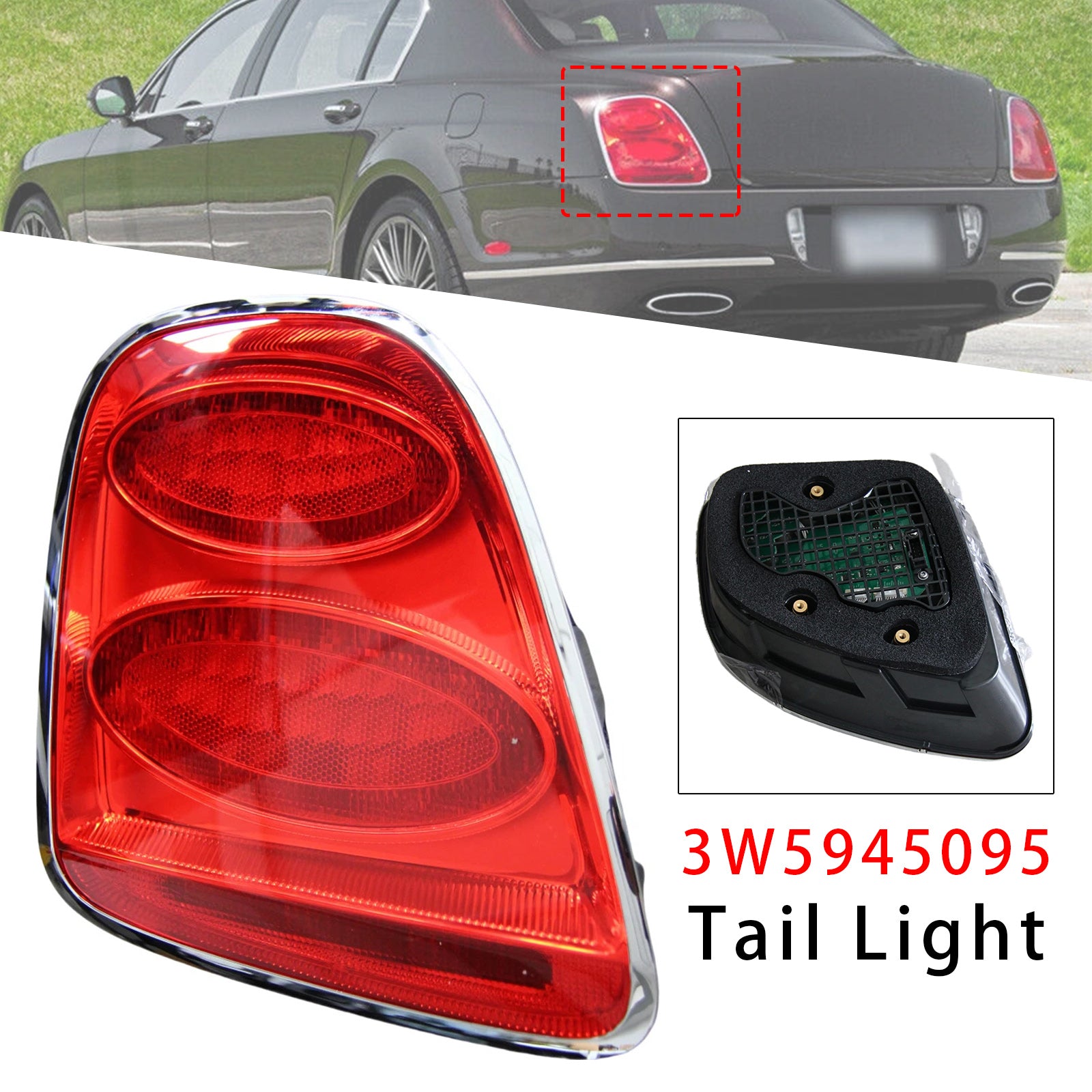 Left Tail Light For Bentley Continental Flying Spur 2009-2012
