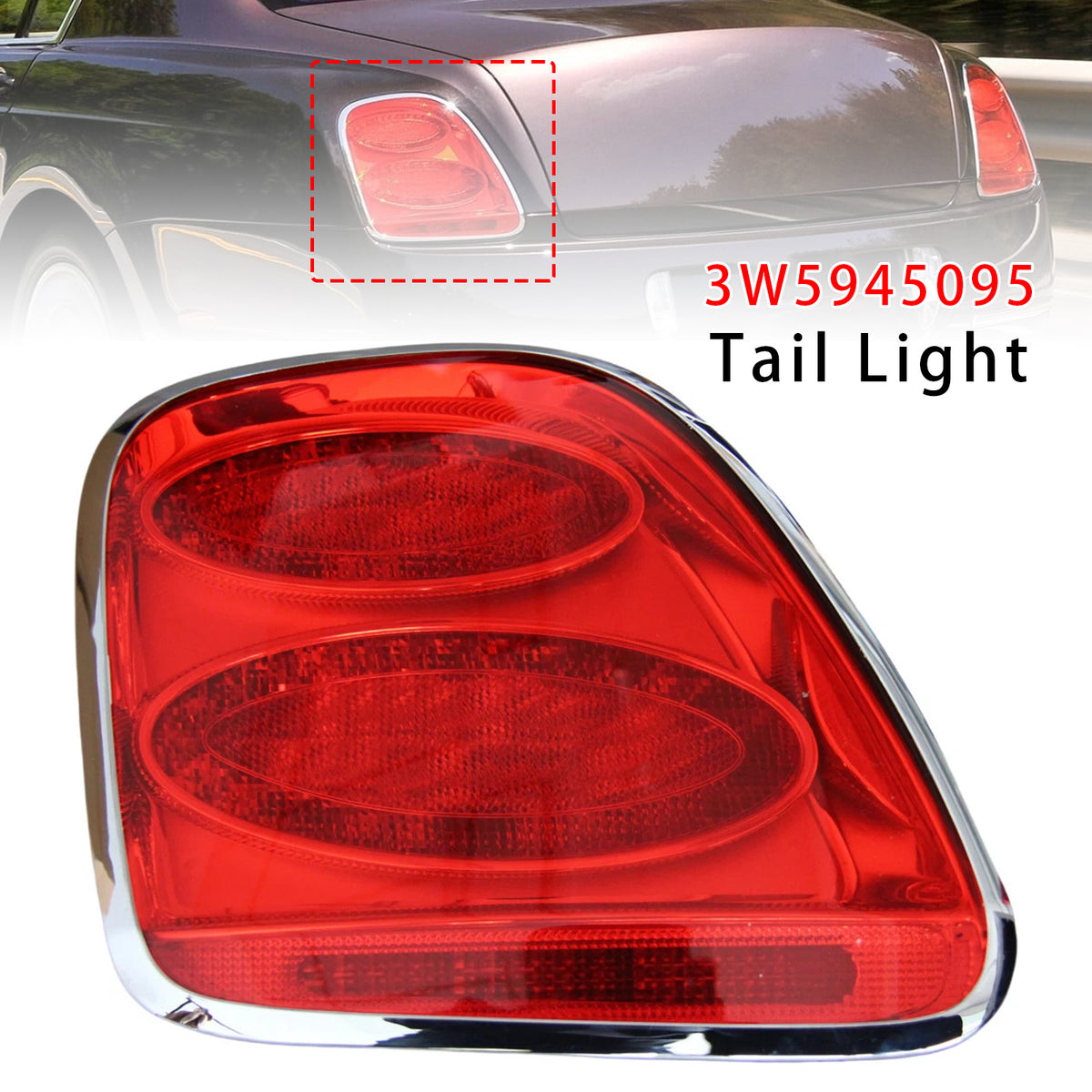 Left Tail Light For Bentley Continental Flying Spur 2009-2012
