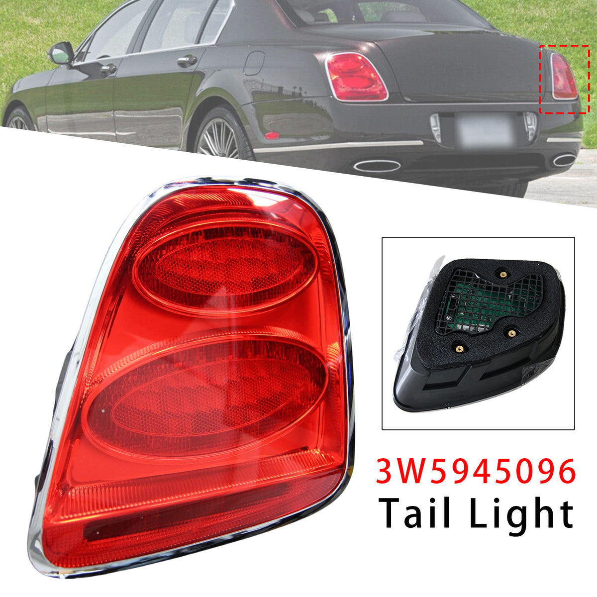 Right Tail Light For Bentley Continental Flying Spur 2009-2012