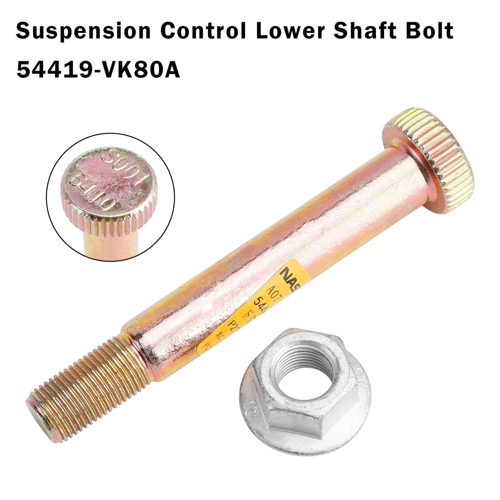 Perno de eje inferior de control de suspensión 54419-VK80A para Nissan Pickup Frontier Generic