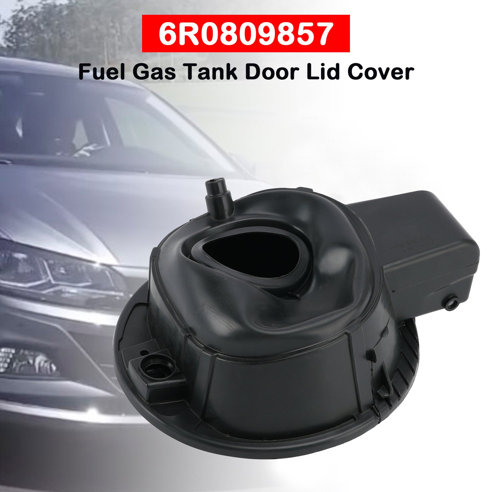 Gas Fuel Tank Lid Door Lid Flap Cover Cap 6R0809857 For VW Polo 2011-2019