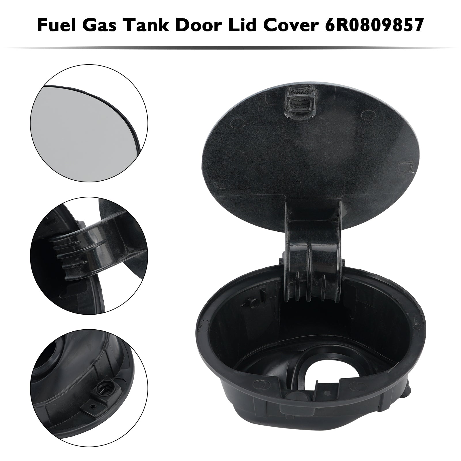 Gas Fuel Tank Lid Door Lid Flap Cover Cap 6R0809857 For VW Polo 2011-2019