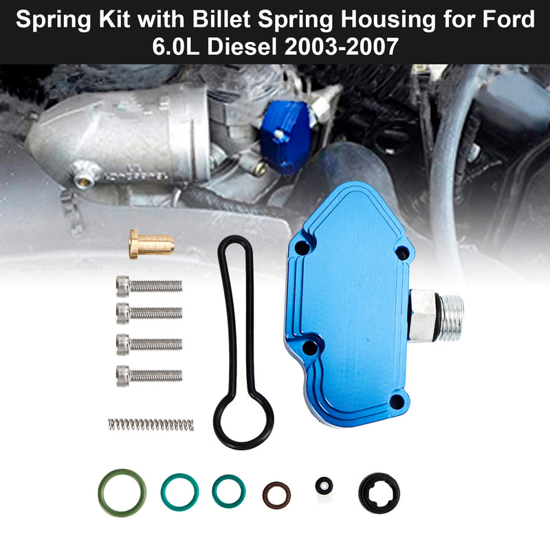 Ford 6.0L Diesel 2003-2007 Spring Kit with Billet Spring Housing