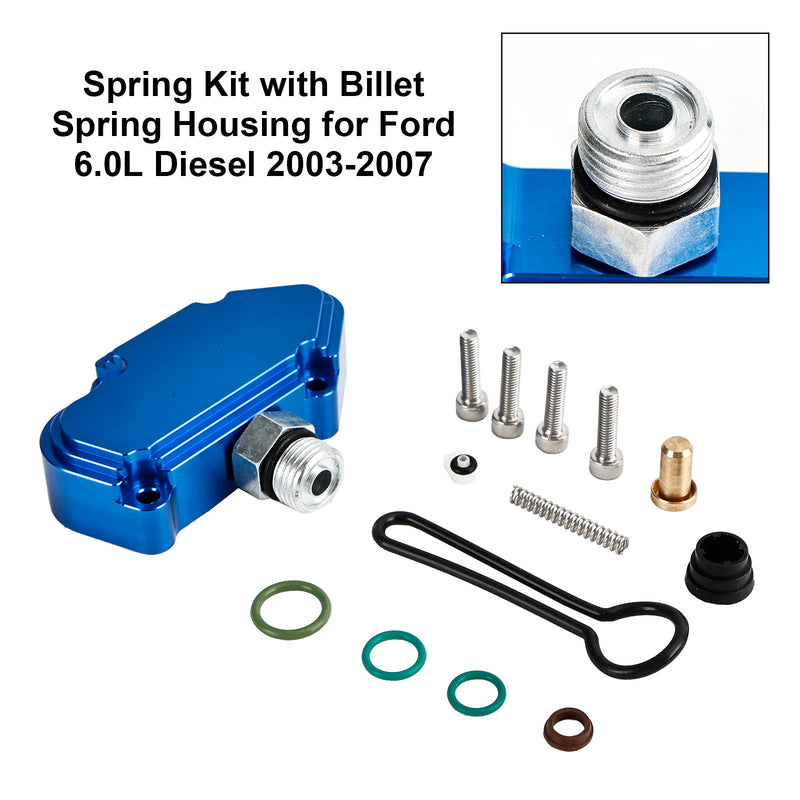 Ford 6.0L Diesel 2003-2007 Spring Kit with Billet Spring Housing