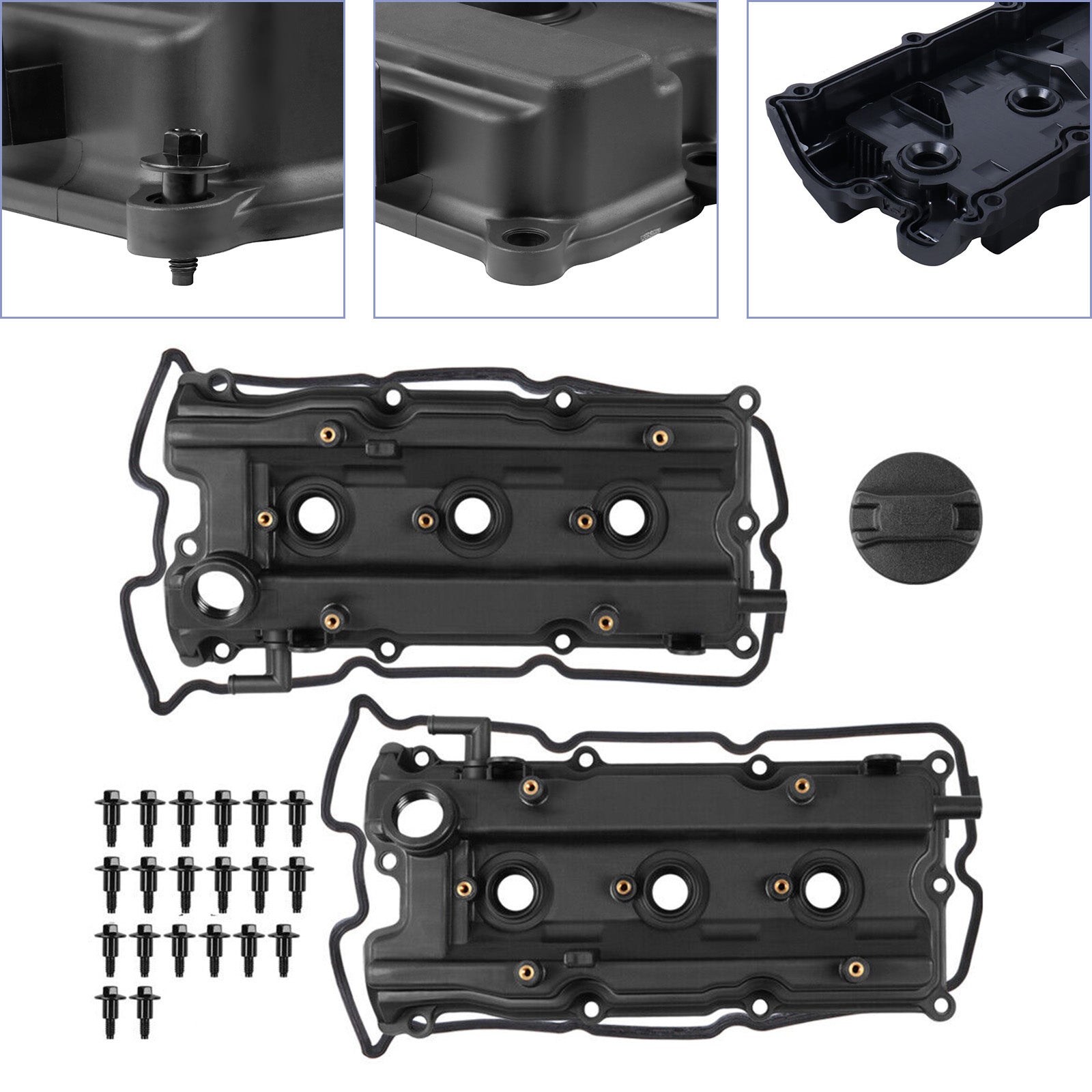 Nissan 2005-2012 Pathfinder / 2005-2015 XTERRA 4.0L Valve Cover w/ Gasket Bolt Cap