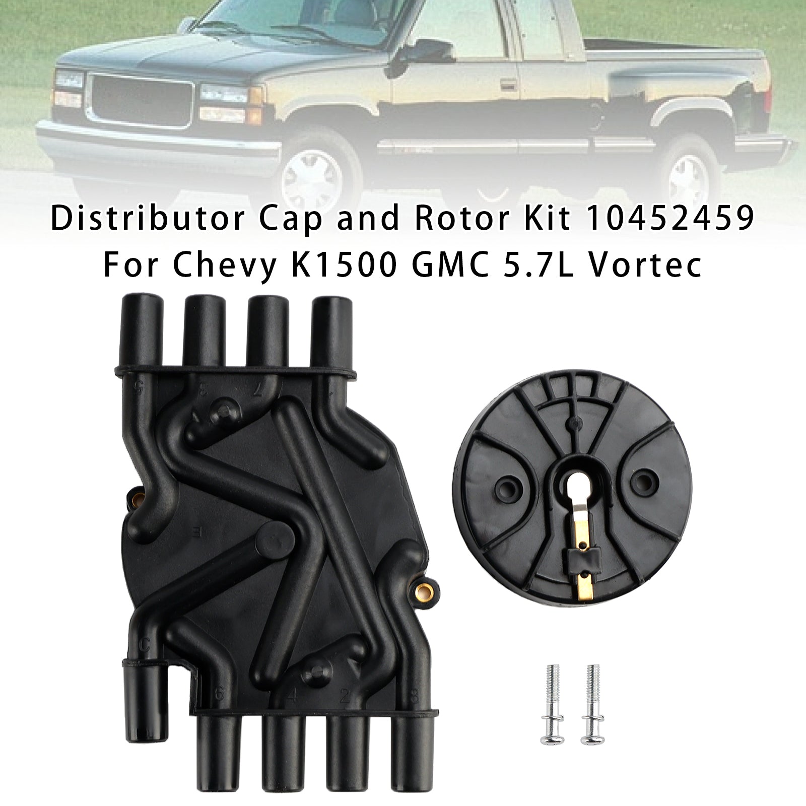 Distributor Cap and Rotor Kit 10452459 For Chevy K1500 GMC 5.7L Vortec