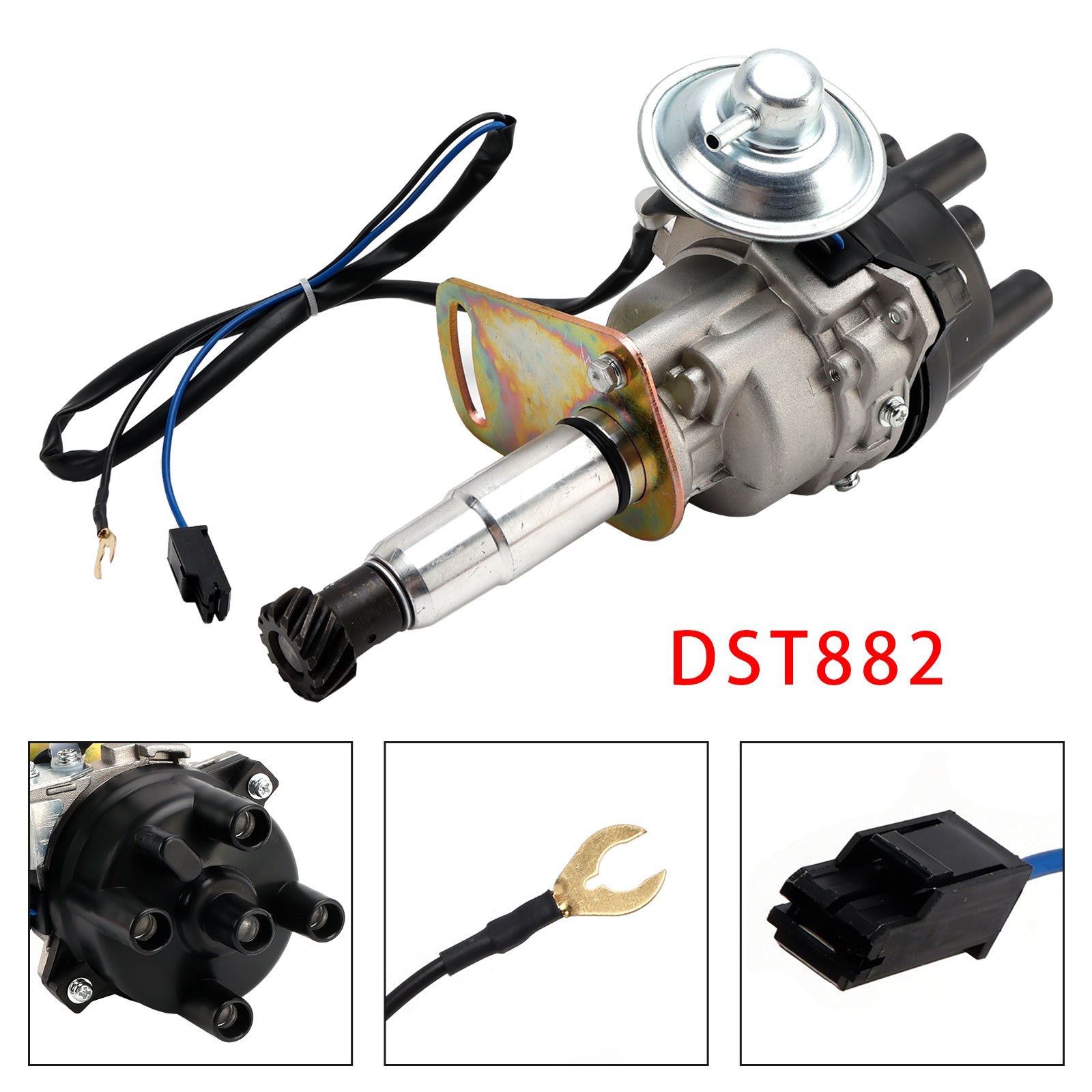Ignition Distributor w/Cap & Rotor DST882 For Mazda B2200 1987-1993