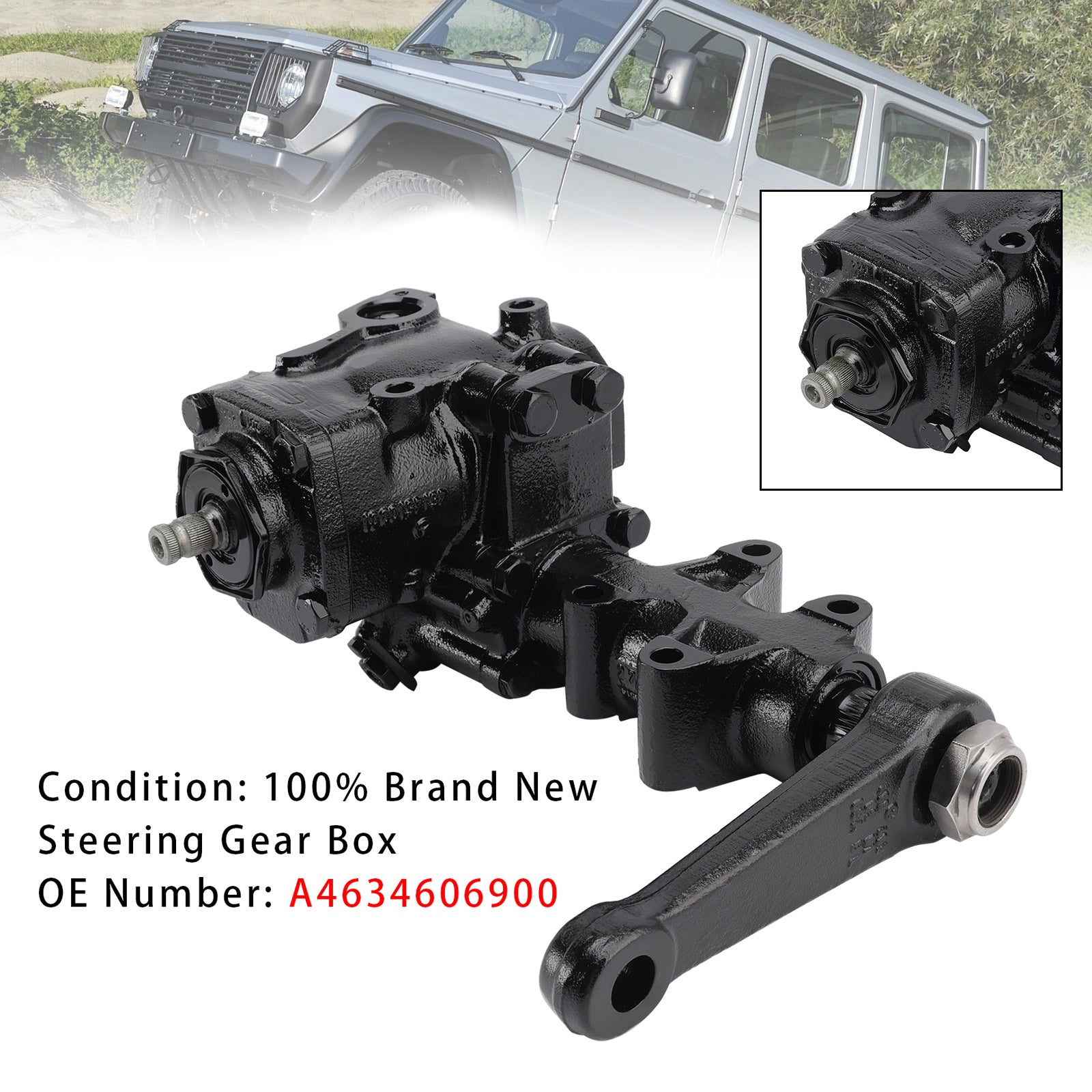 Mercedes G-Class W460 W461 W463 Steering Gear Box A4634606900 A4614610001H