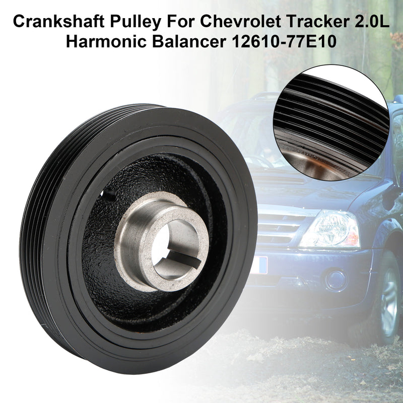 Crankshaft Pulley For Chevrolet Tracker 2.0L Harmonic Balancer 12610-77E10 Fedex Express