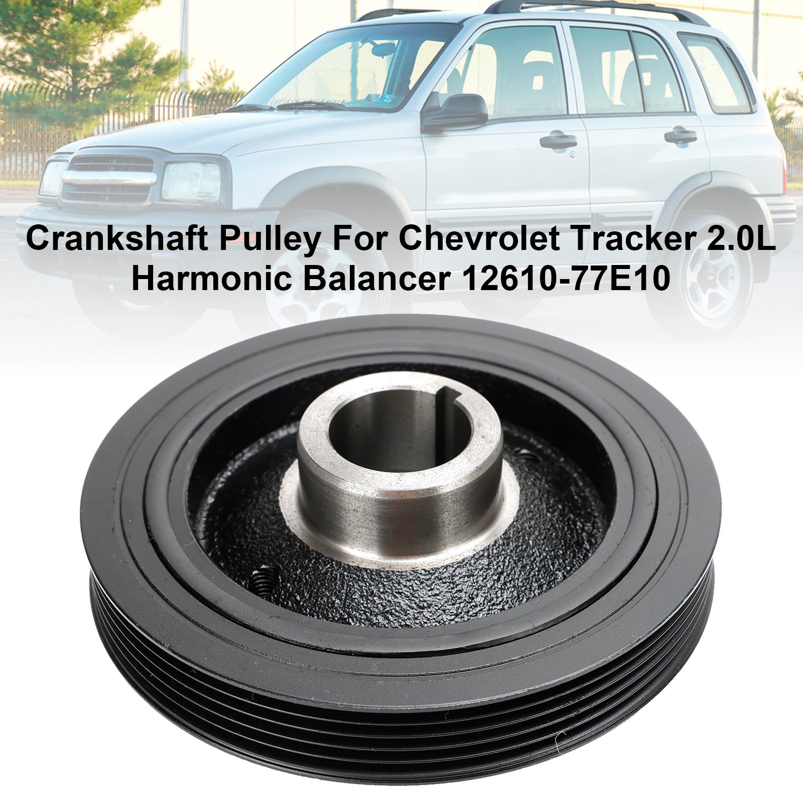 Crankshaft Pulley For Chevrolet Tracker 2.0L Harmonic Balancer 12610-77E10 Fedex Express