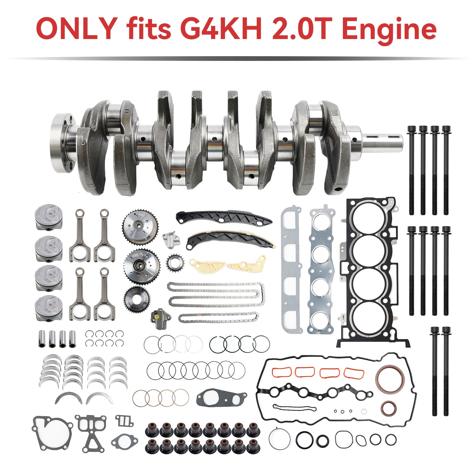 2011-2019 Hyundai i40 G4KH 2.0T Engine Rebuild Kit w/ Crankshaft Con Rods Timing Kit For Hyundai KIA