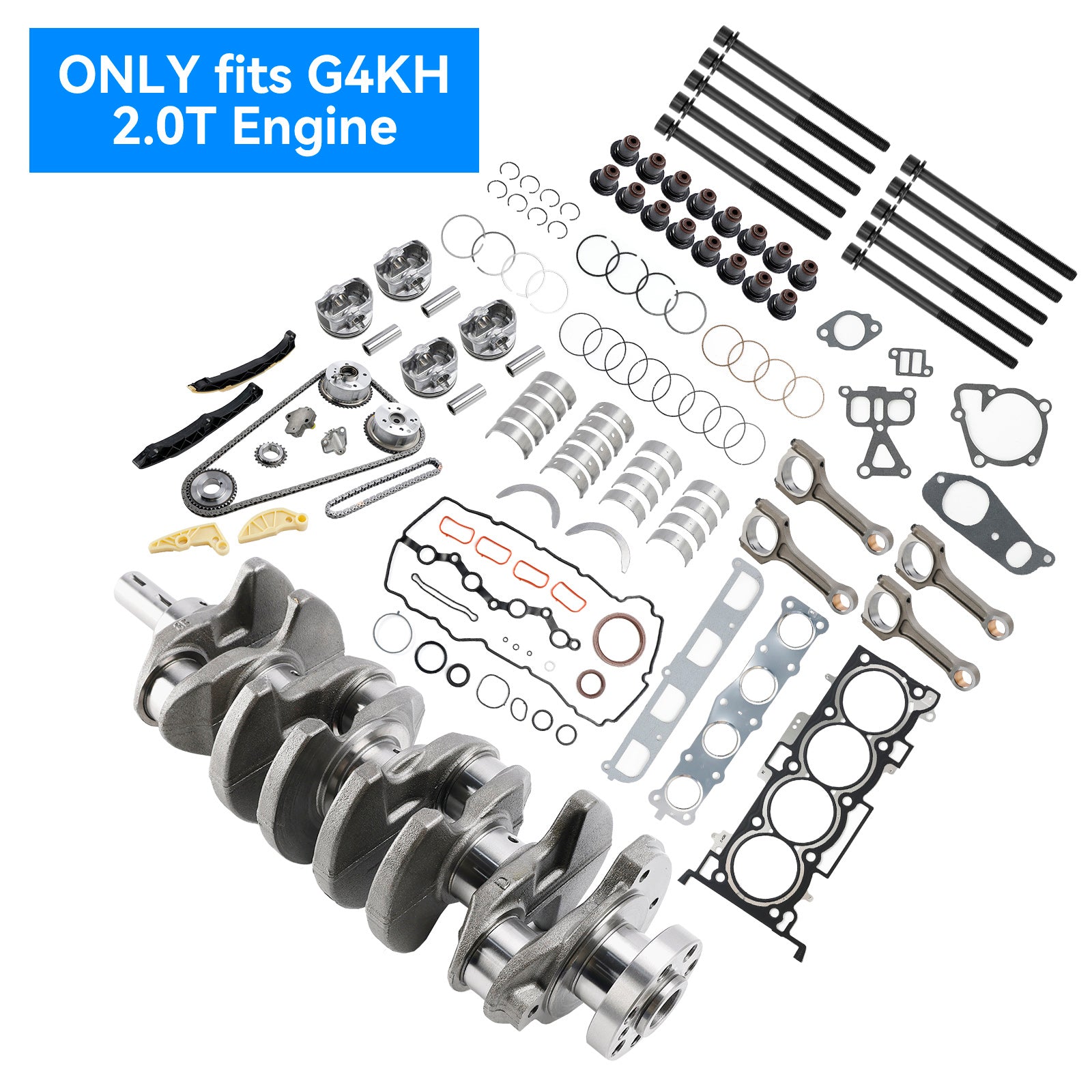 2011-2019 Hyundai i40 G4KH 2.0T Engine Rebuild Kit w/ Crankshaft Con Rods Timing Kit For Hyundai KIA