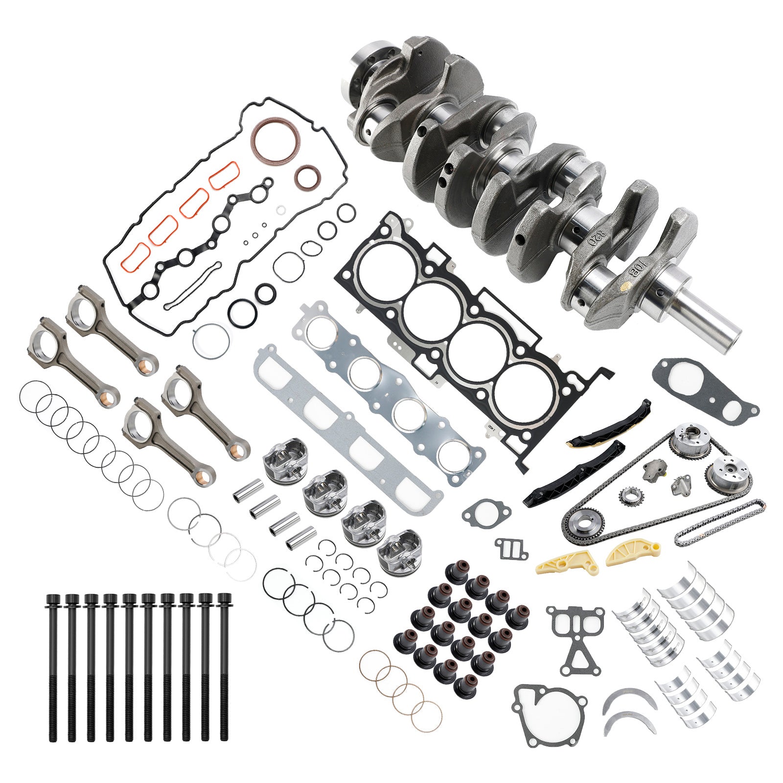 2011-2019 Hyundai i40 G4KH 2.0T Engine Rebuild Kit w/ Crankshaft Con Rods Timing Kit For Hyundai KIA