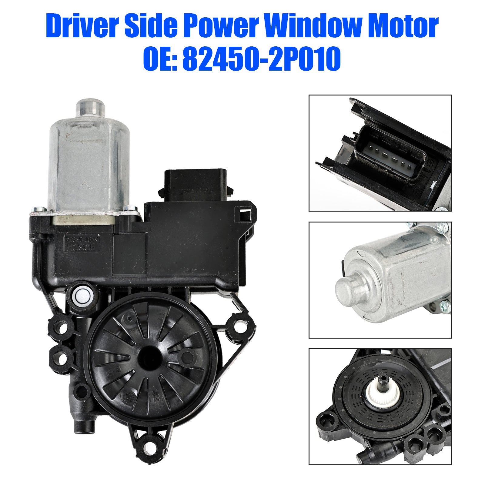 Kia Sorento 2011-2015 82450-2P010 Front Driver Side Power Window Motor