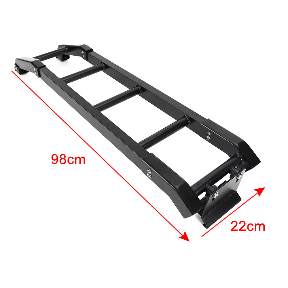 New Aluminum Car Rear Tail Door Ladder Climbing Fit For Suzuki Jimny 2019+ BLK Generic