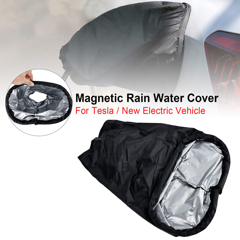 Electric Vehicle Car EV Charging Port Jack Hood Magnetic Rain Water Cover