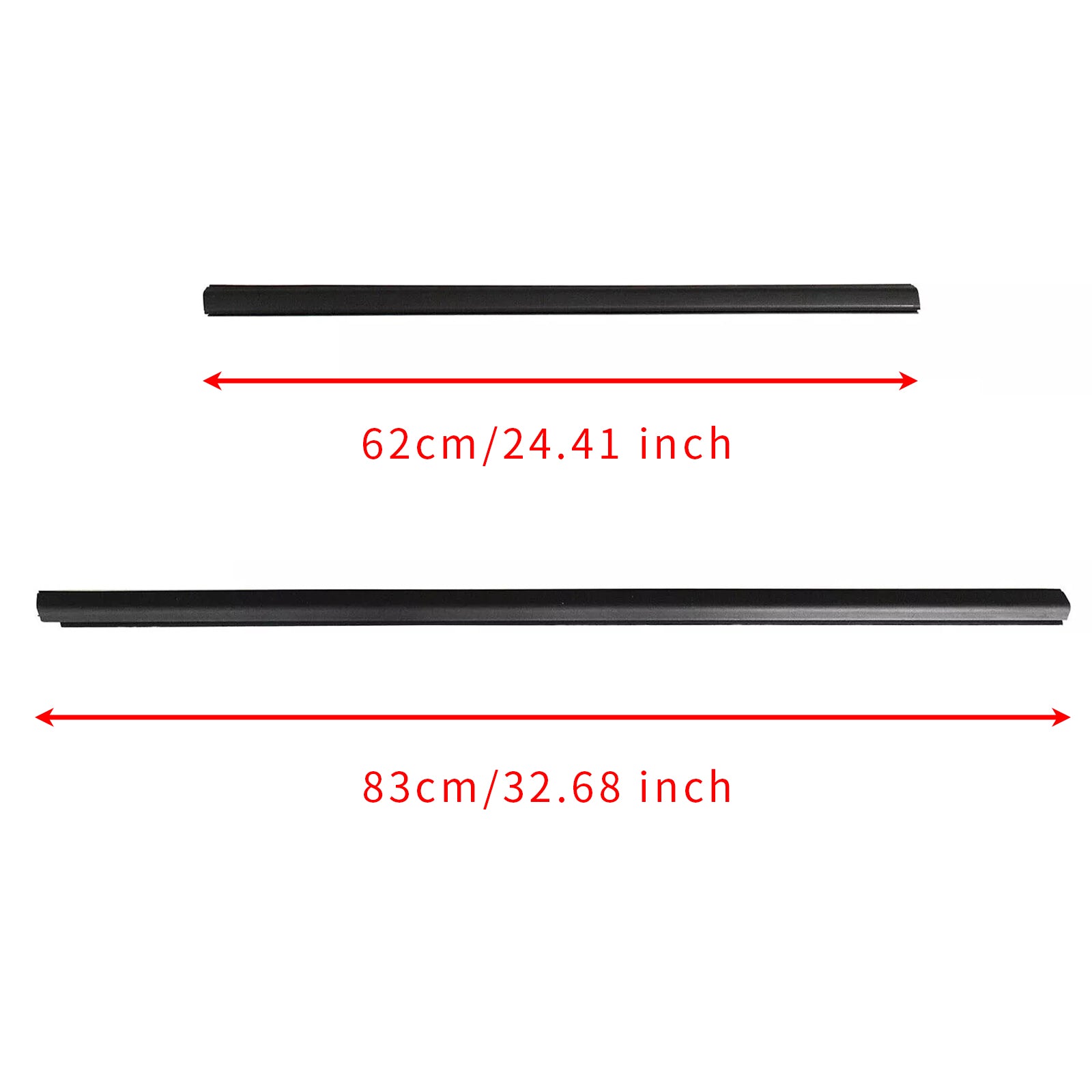 4pcs Door Belt Weatherstrip Molding Seal For Honda Fit Jazz 2008-2013