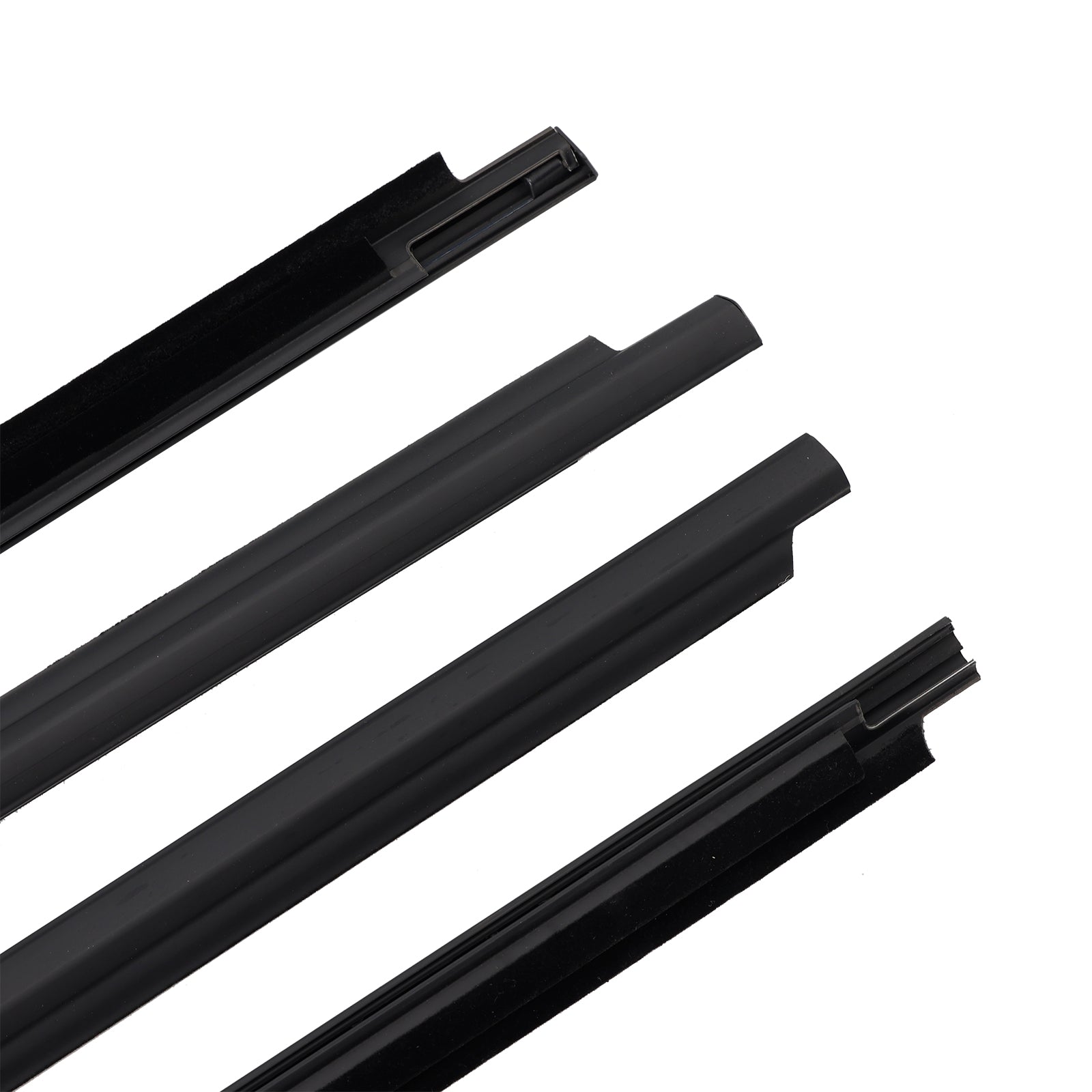 1998-2007 Toyota Land Cruiser LC100 4PCS Door Glass Belt Outer Molding Weatherstrip