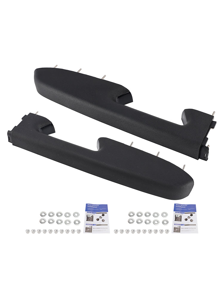 Front Armrest Repair Kit For Chevy Silverado 1500 2500HD 3500HD 2010-2014 Black