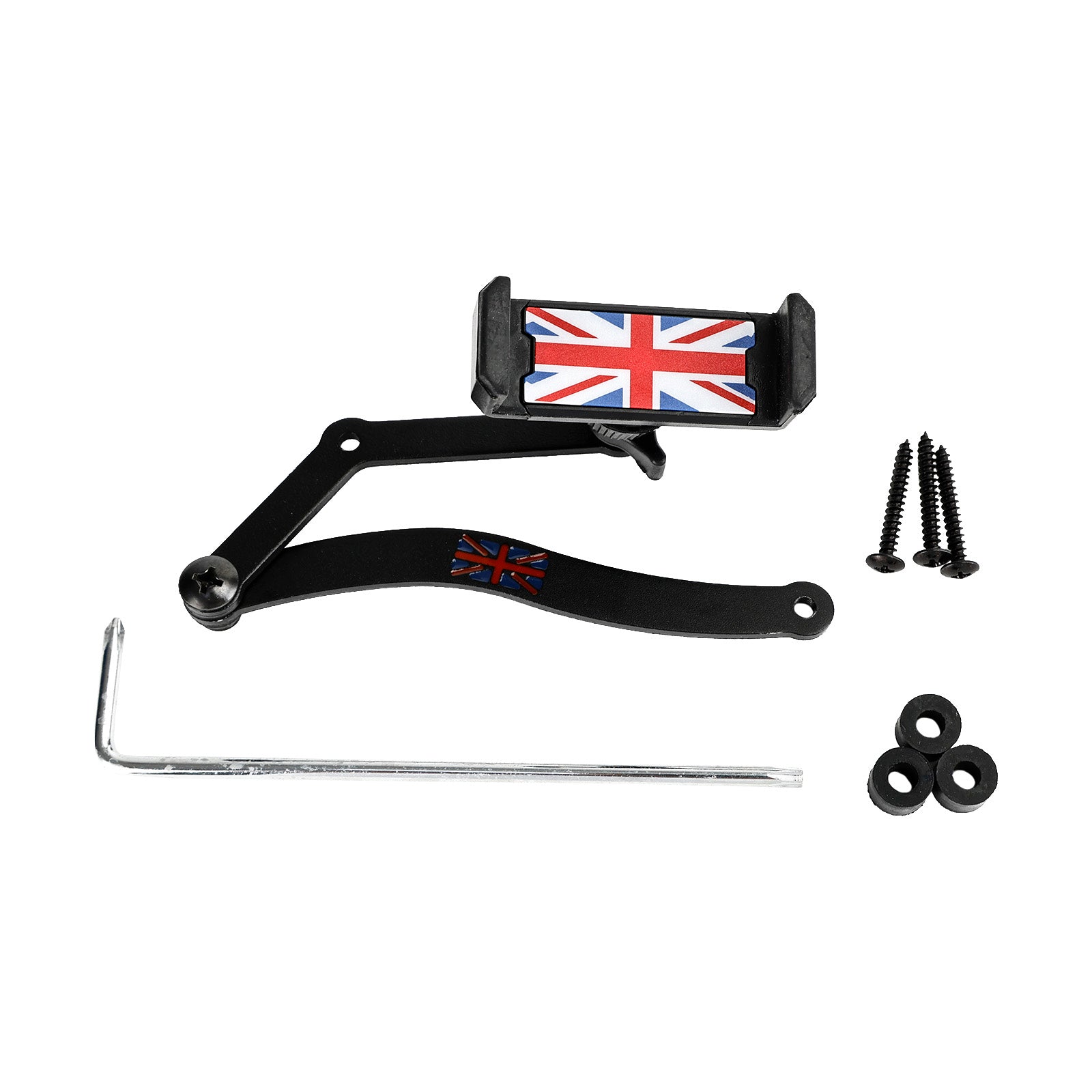 Soporte para teléfono móvil con rotación de 360 ​​▲ para Mini Cooper R50 R52 R53 Rojo