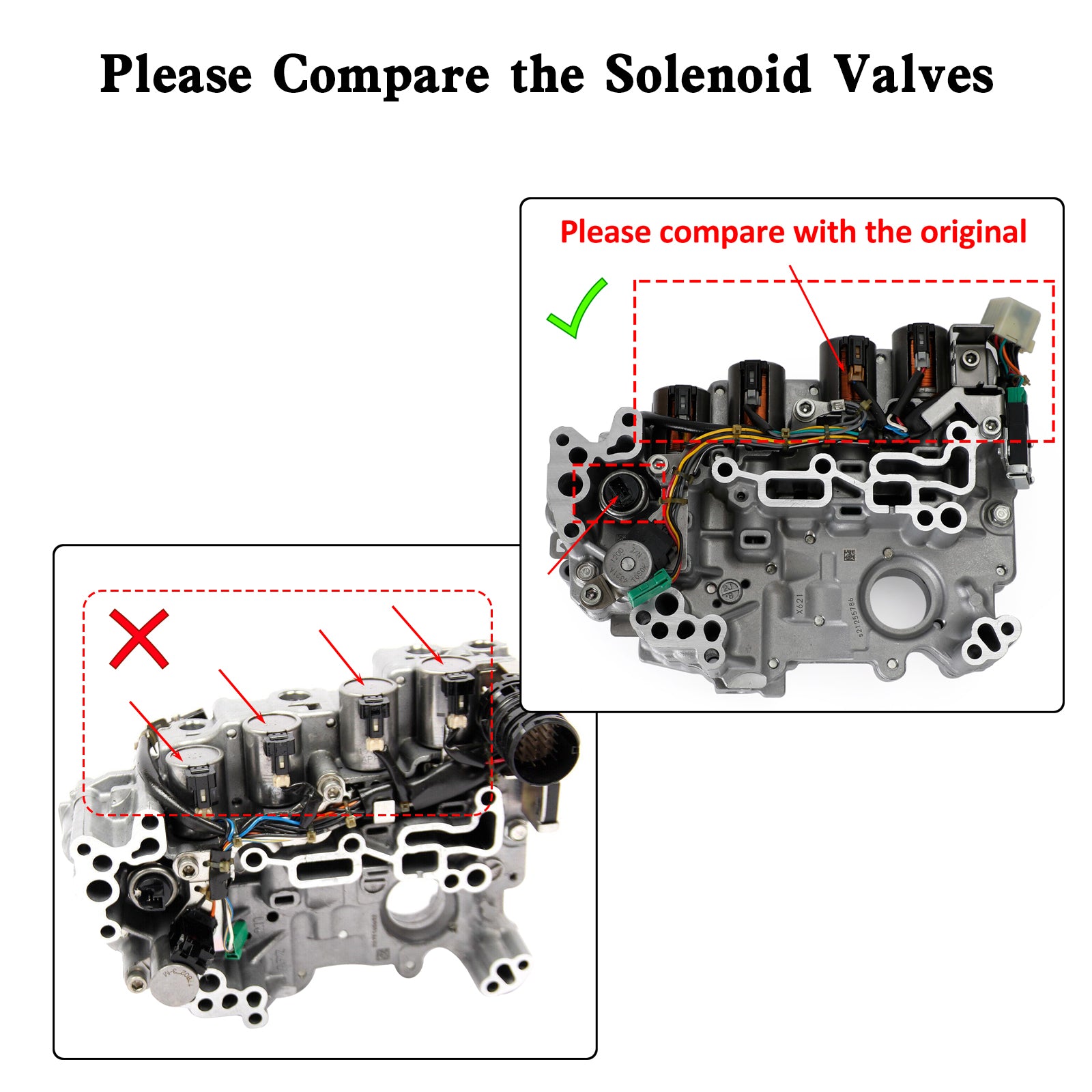 2011-2015 نيسان تينا RE0F11A JF015E CVT صمام ناقل الحركة