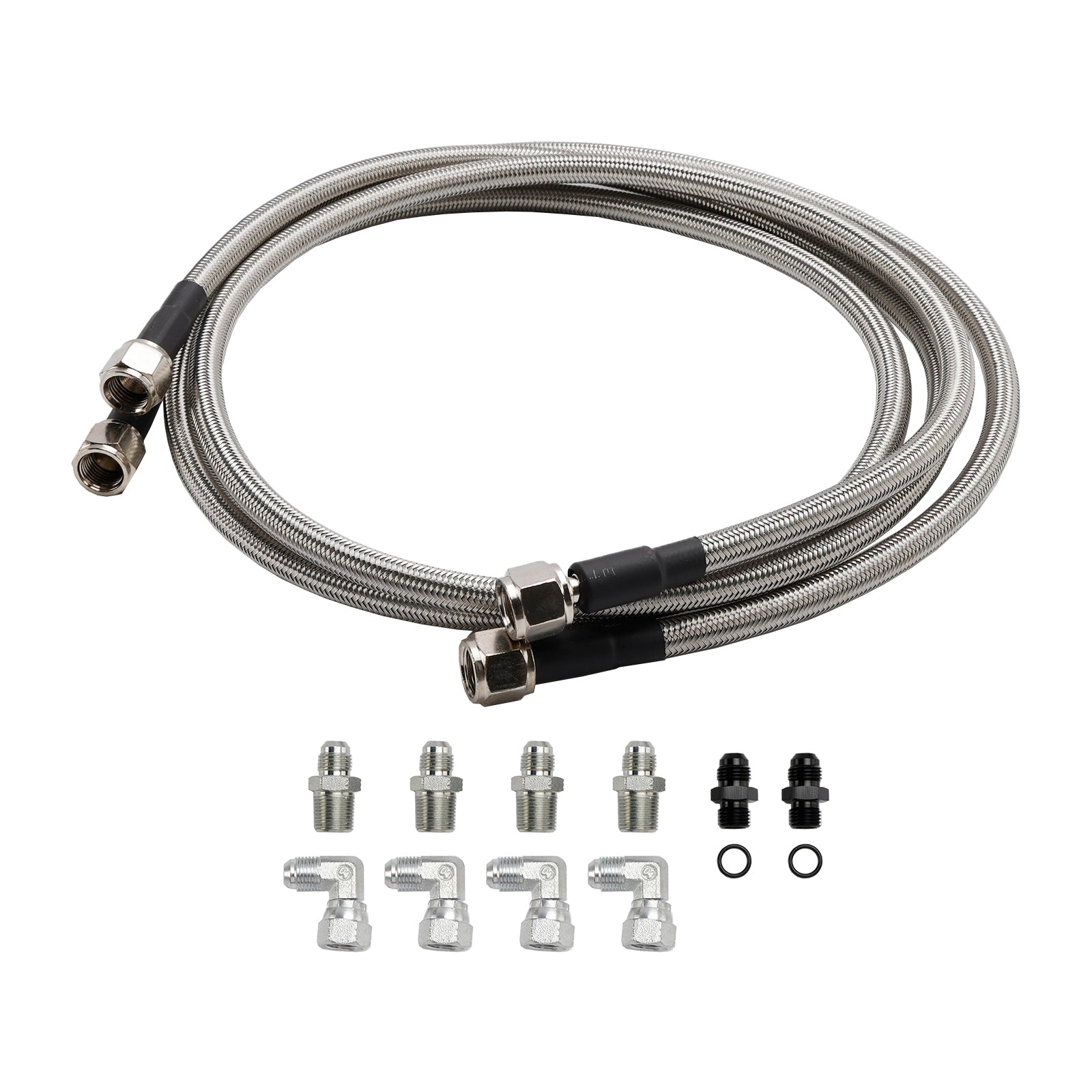 GM 4L60E 4L65E Automatic Transmission Cooler Lines Kit 6-AN Hose Line Kit