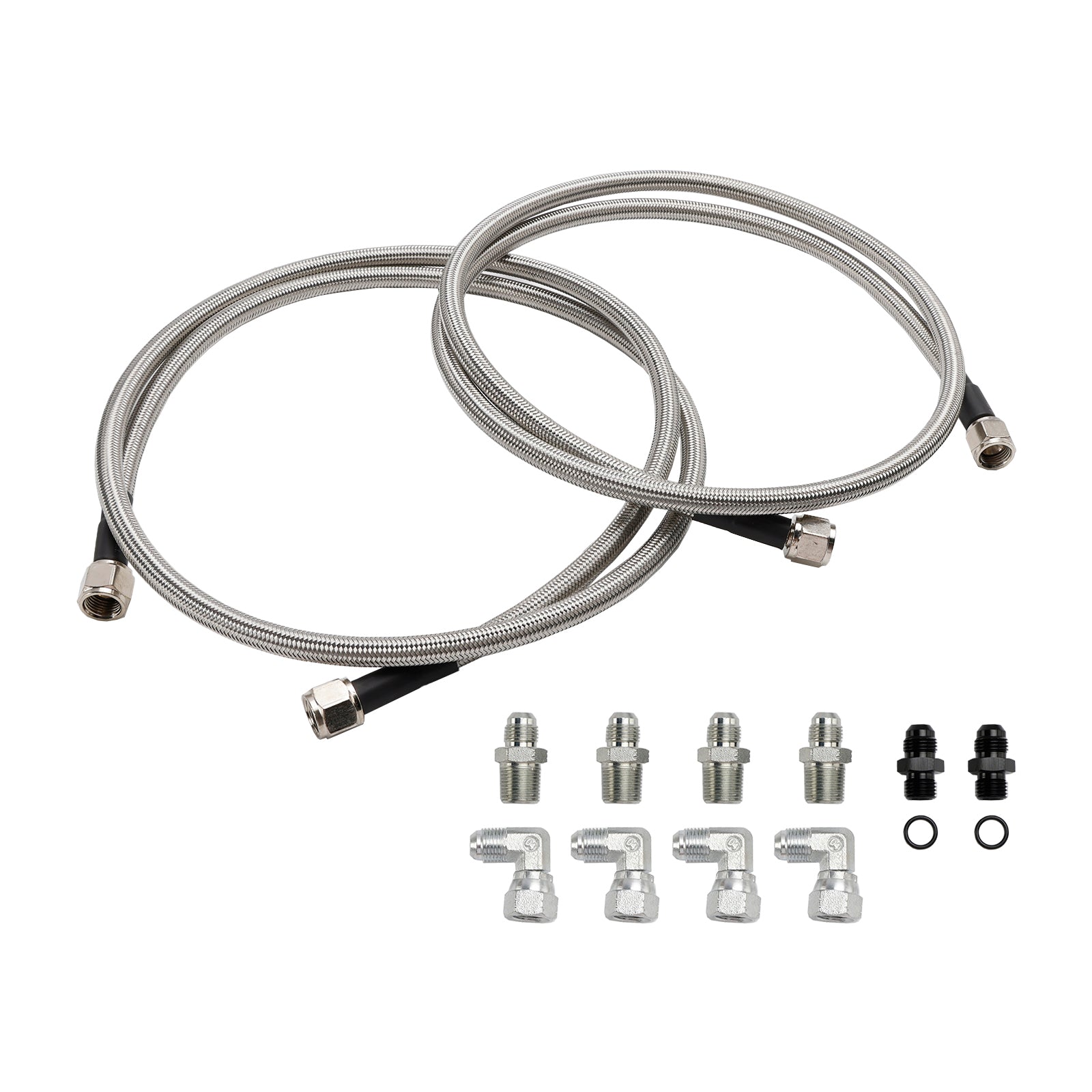 GM 4L60E 4L65E Automatic Transmission Cooler Lines Kit 6-AN Hose Line Kit