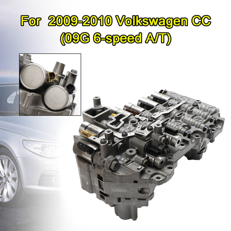 2009-2010 Volkswagen CC (09G 6 velocidades A/T) 09G TF-60SN Cuerpo de válvula de transmisión automática