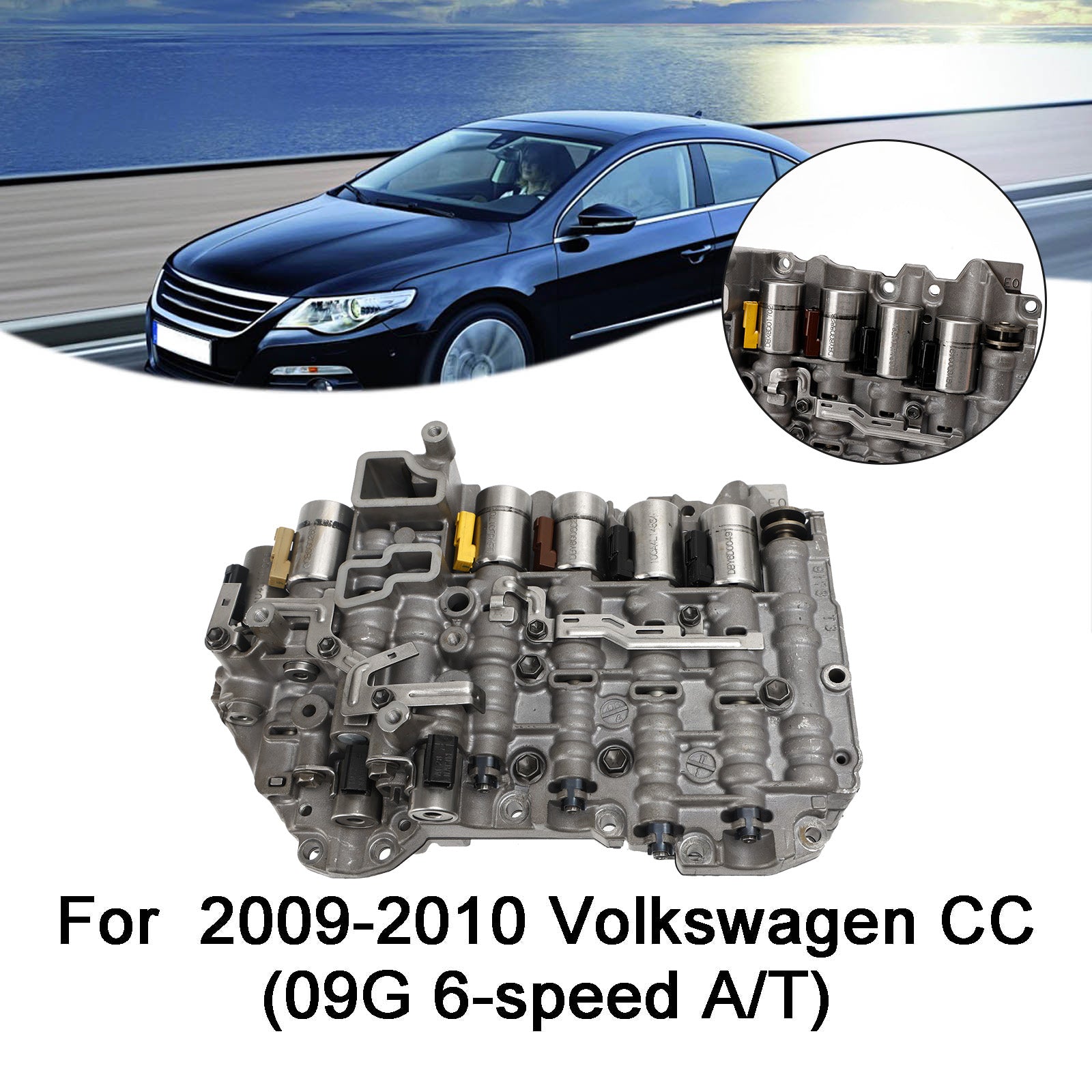 2005-2010 Volkswagen Jetta 2.5L (09G 6-speed A/T, including SportWagen) 09G TF-60SN Automatic Transmission Valve Body