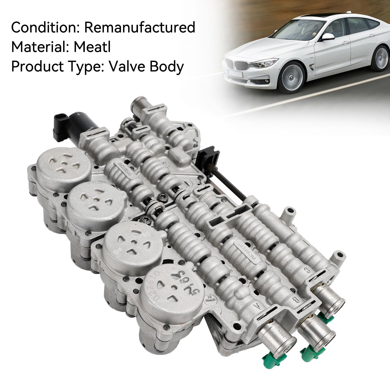 2000-2002 BMW Z3 Roadster 5L40E P1347406 Cuerpo de válvula Solenoides y placa 2.5L 2.8L 3.0L 3.2L