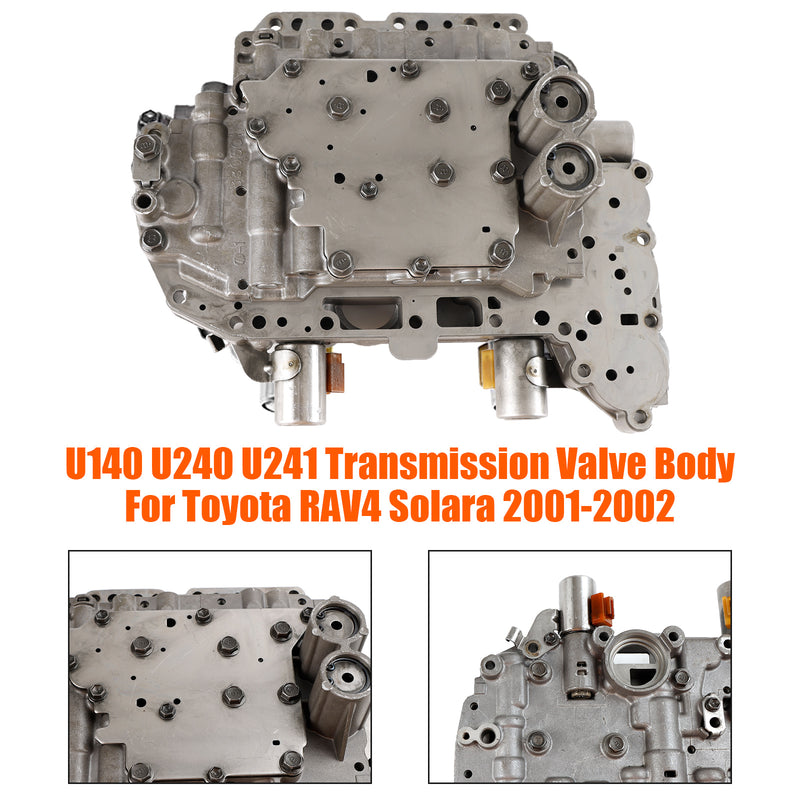 2002-2003 Toyota Solara Camry 3.0L 2.4L
 U140 U240 U241 Transmission Valve Body