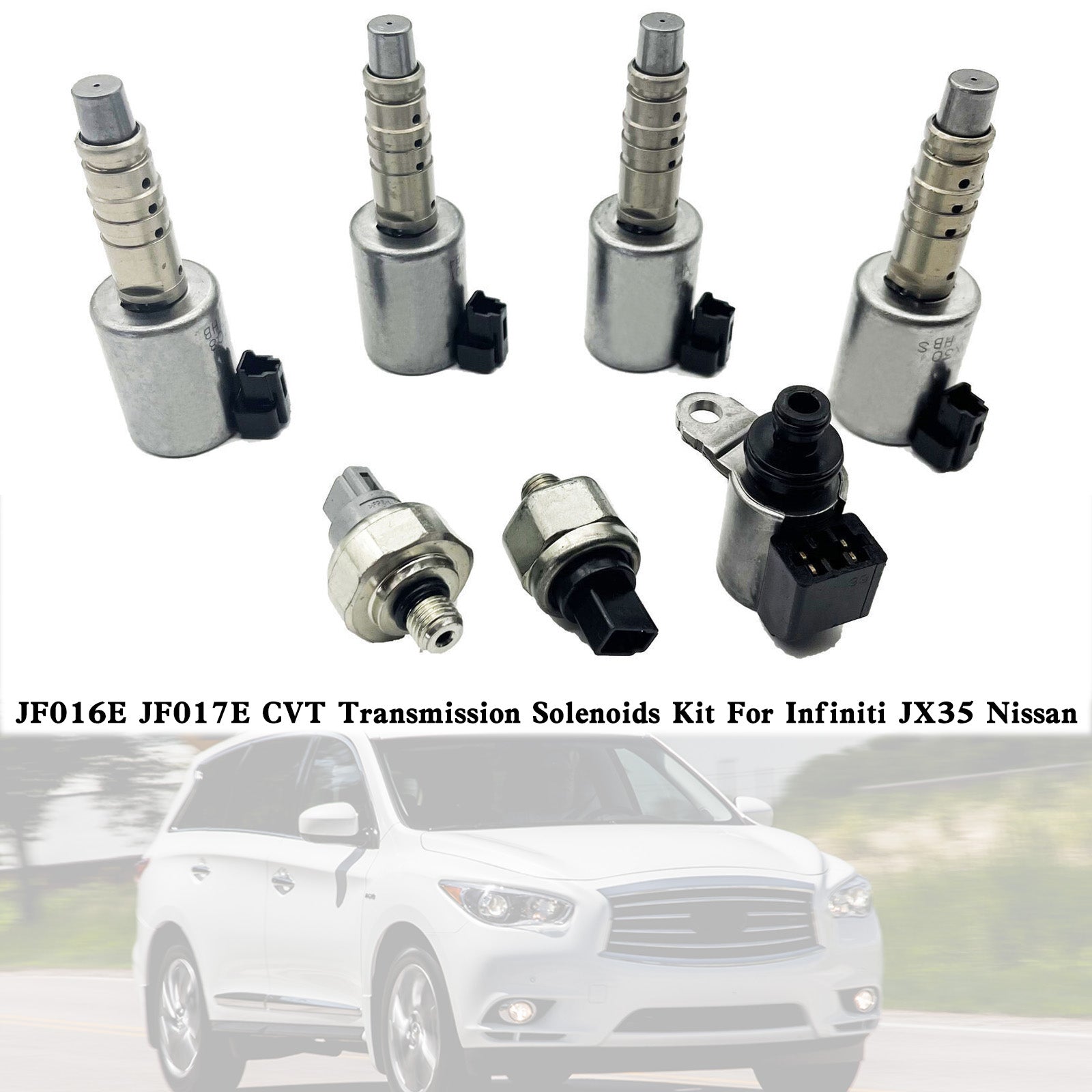 Kit de solenoides de transmisión CVT JF016E JF017E para Infiniti JX35 Nissan