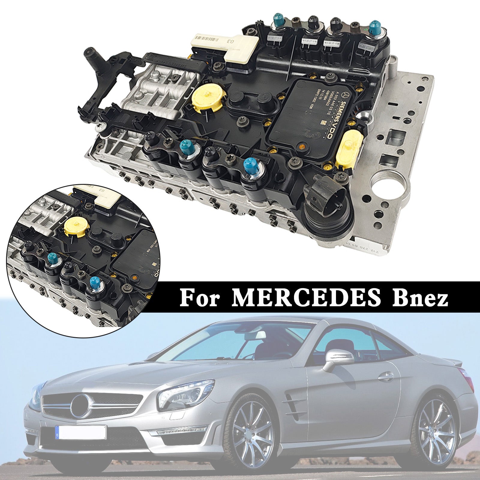 722.9 A0034460310 Cuerpo de válvula de transmisión + unidad de control TCU para MERCEDES Bnez