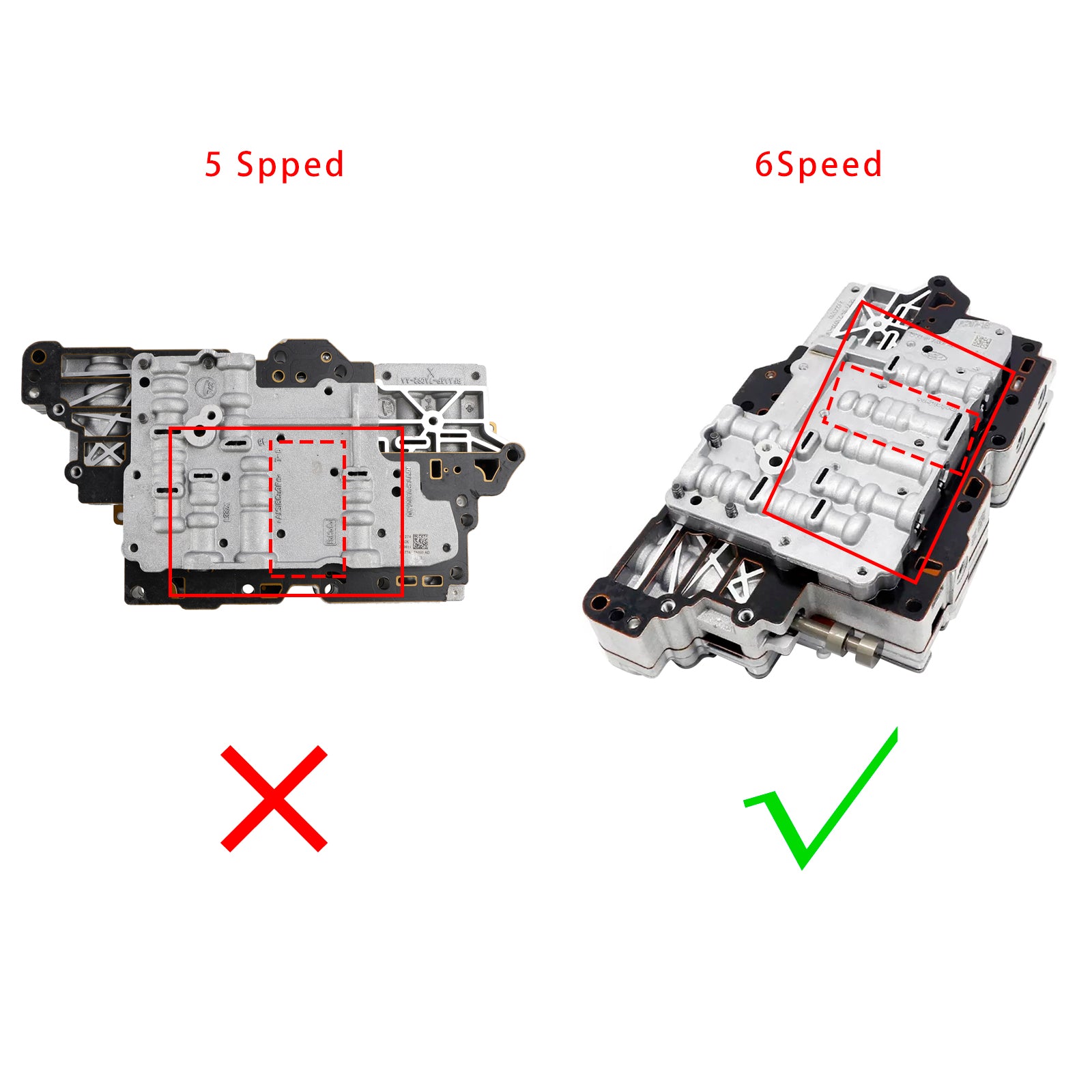 Lincoln MKX 2007-2011 CAN 6 SP F/AWD L4 2.0L V6 3.5L 6F50 6F55 Auto Transmission Valve Body