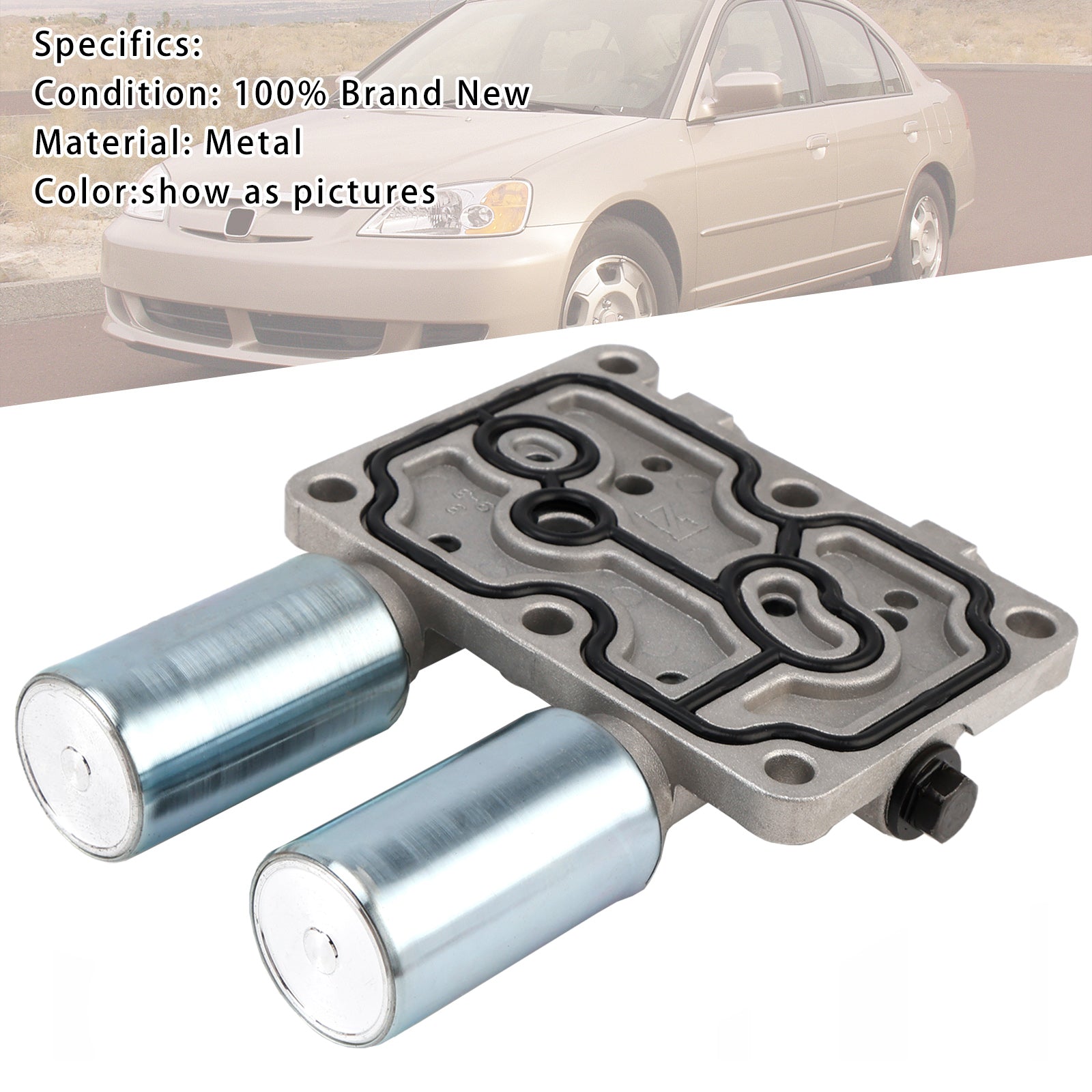 Transmission Dual Linear Solenoid Valve 28250-PLX-305 For Honda Civic 2001-2005