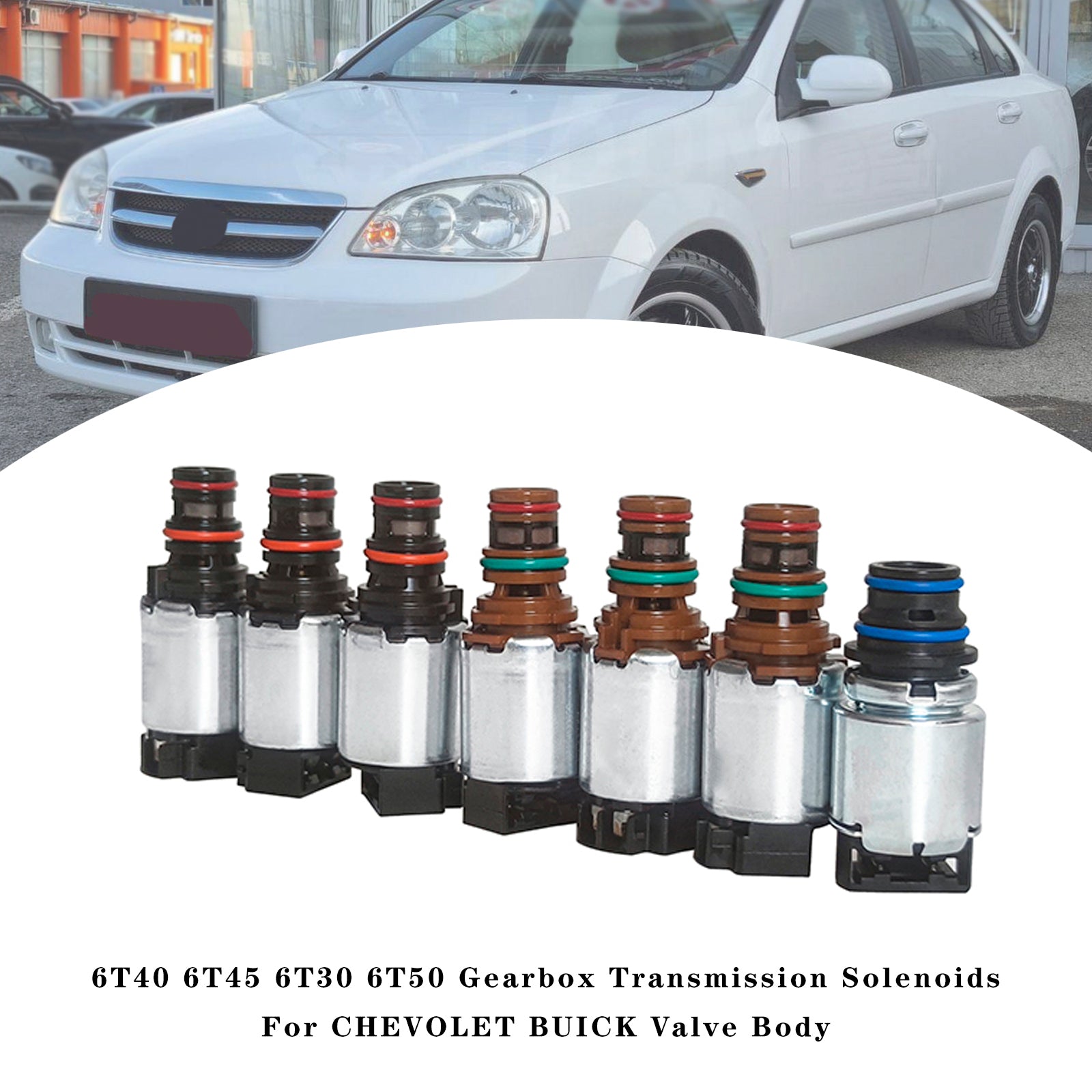 6T40 6T45 6T30 6T50 Gearbox Transmission Solenoids For CHEVOLET BUICK Valve Body