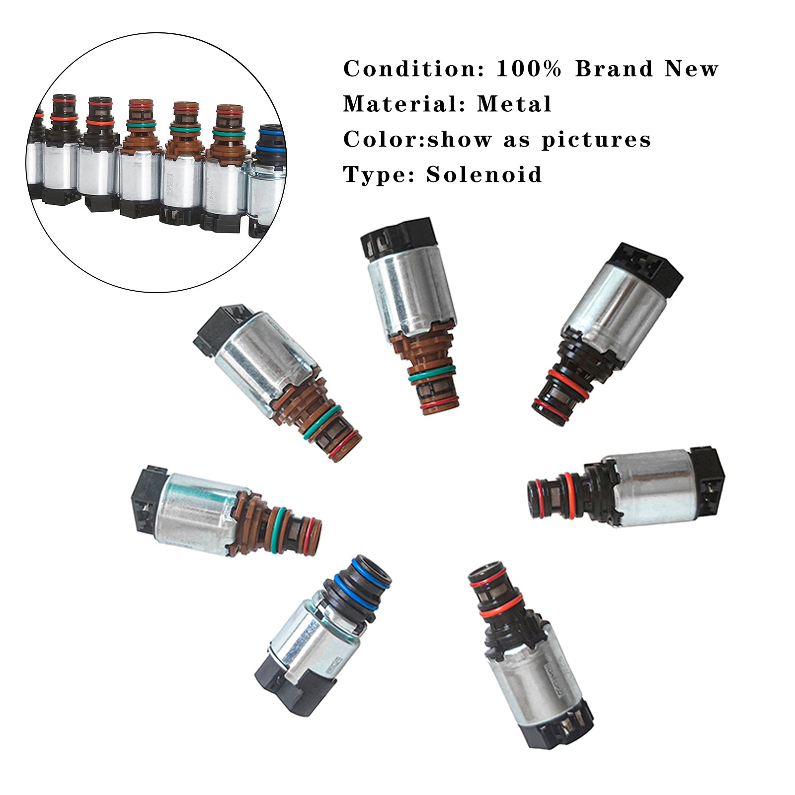 6T40 6T45 6T30 6T50 Gearbox Transmission Solenoids For CHEVOLET BUICK Valve Body