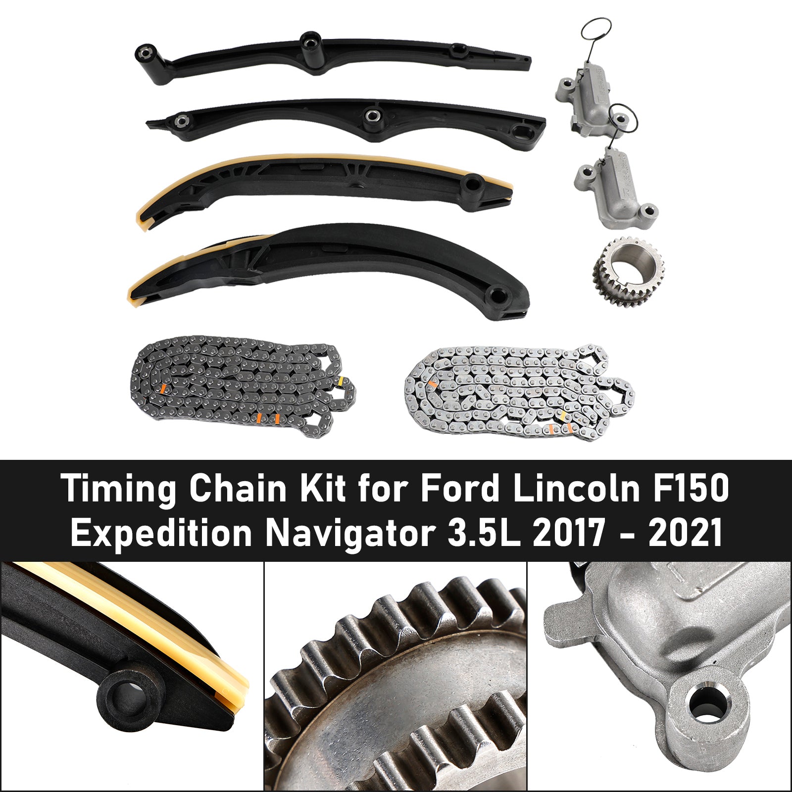 2017-2021 Ford Lincoln F150 Expedition Navigator 3.5L Timing Chain Kit