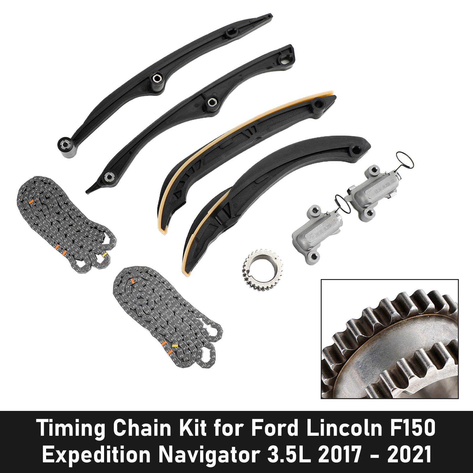 2017-2021 Ford Lincoln F150 Expedition Navigator 3.5L Timing Chain Kit