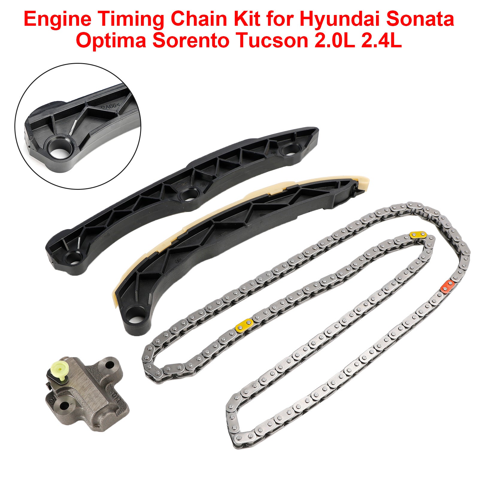 Hyundai Sonata Optima Sorento Tucson 2.0L 2.4L Engine Timing Chain Kit