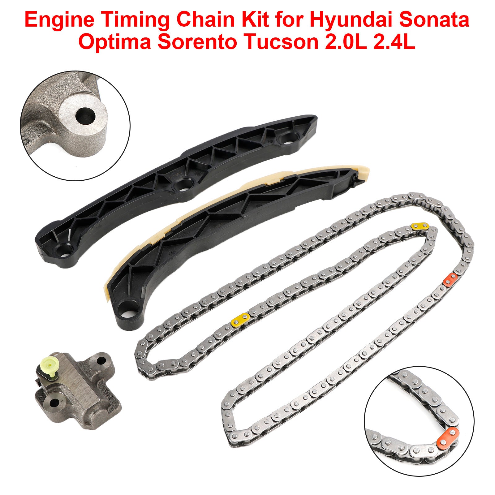 Hyundai Sonata Optima Sorento Tucson 2.0L 2.4L Engine Timing Chain Kit